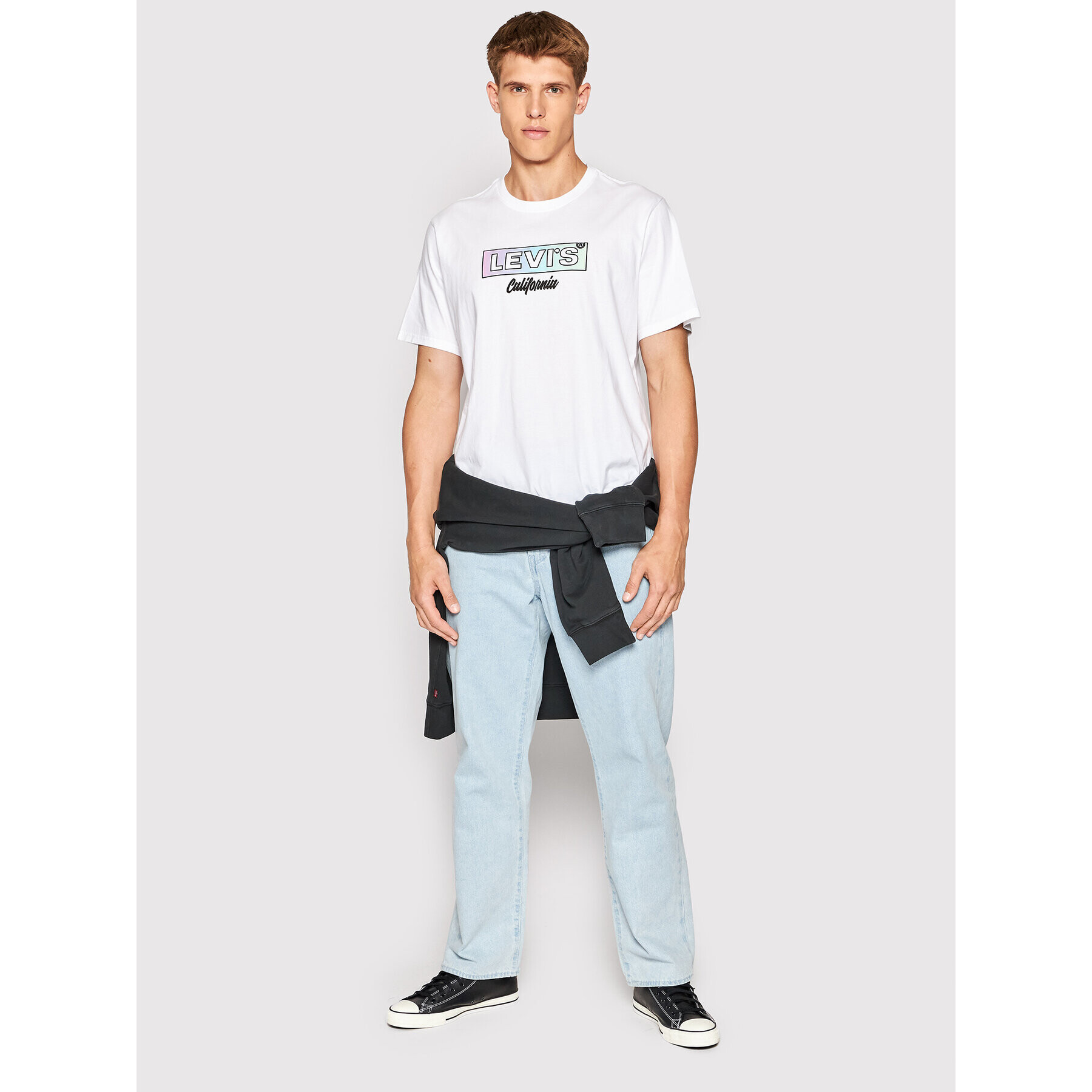 Levi's® Tričko Boxtab 16143-0603 Biela Relaxed Fit - Pepit.sk