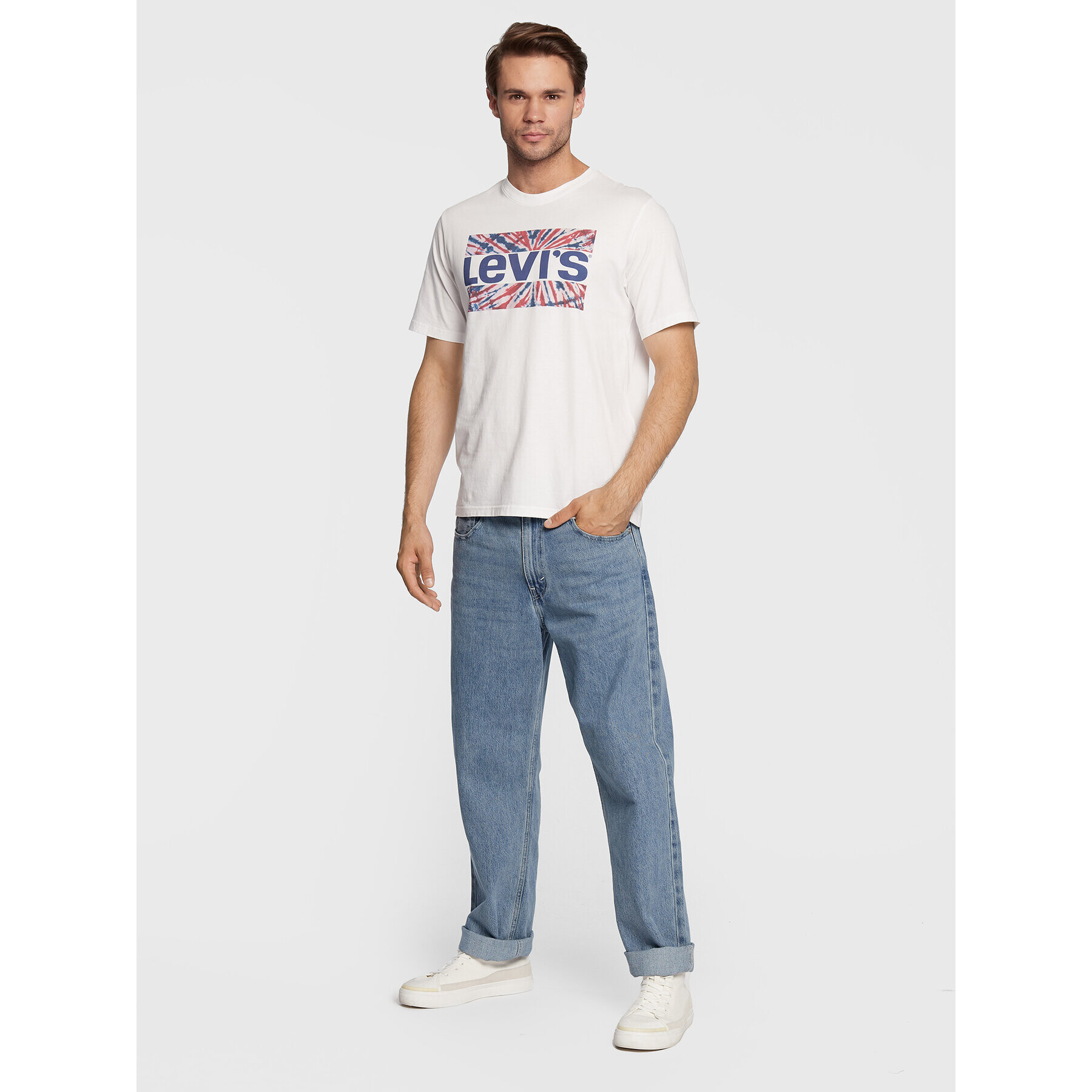 Levi's® Tričko Camiseta 16143-0609 Biela Relaxed Fit - Pepit.sk