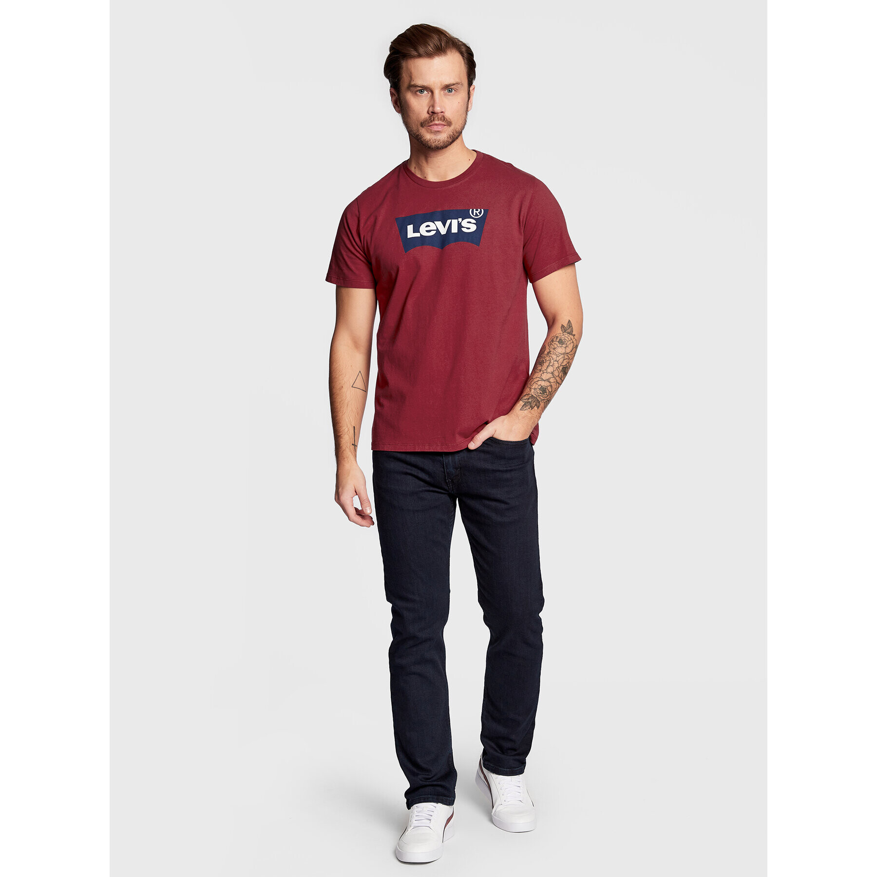 Levi's® Tričko Classic Graphic 22491-1190 Červená Classic Fit - Pepit.sk