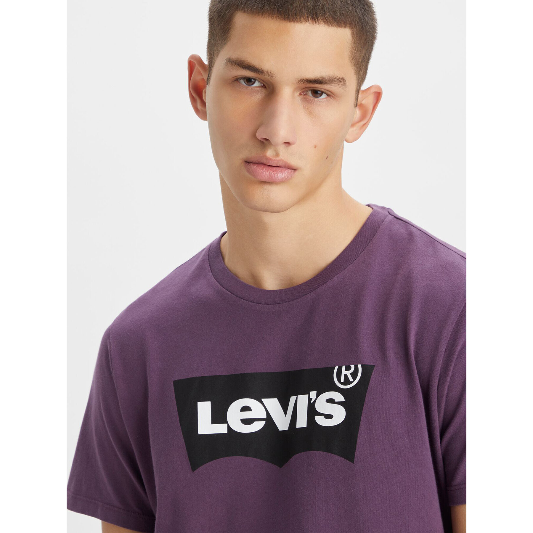 Levi's® Tričko Classic Graphic Tee 224911193 Fialová Regular Fit - Pepit.sk