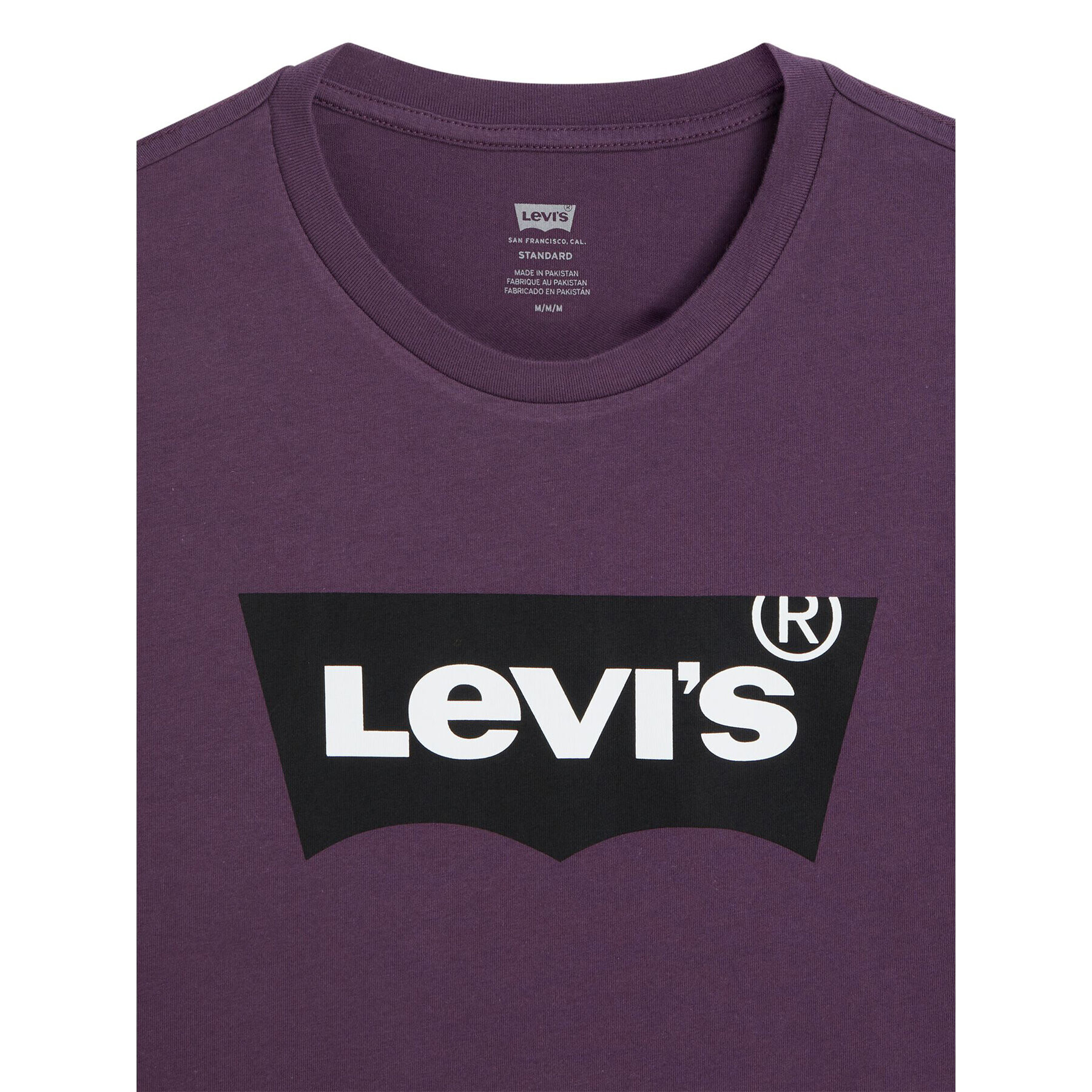 Levi's® Tričko Classic Graphic Tee 224911193 Fialová Regular Fit - Pepit.sk