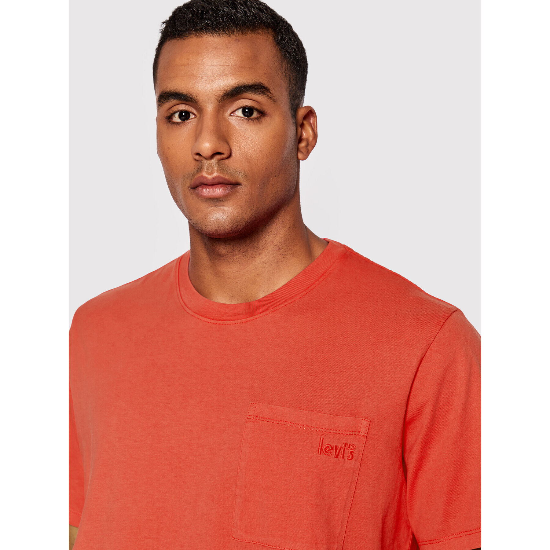 Levi's® Tričko Easy Pocket A3697-0000 Červená Relaxed Fit - Pepit.sk