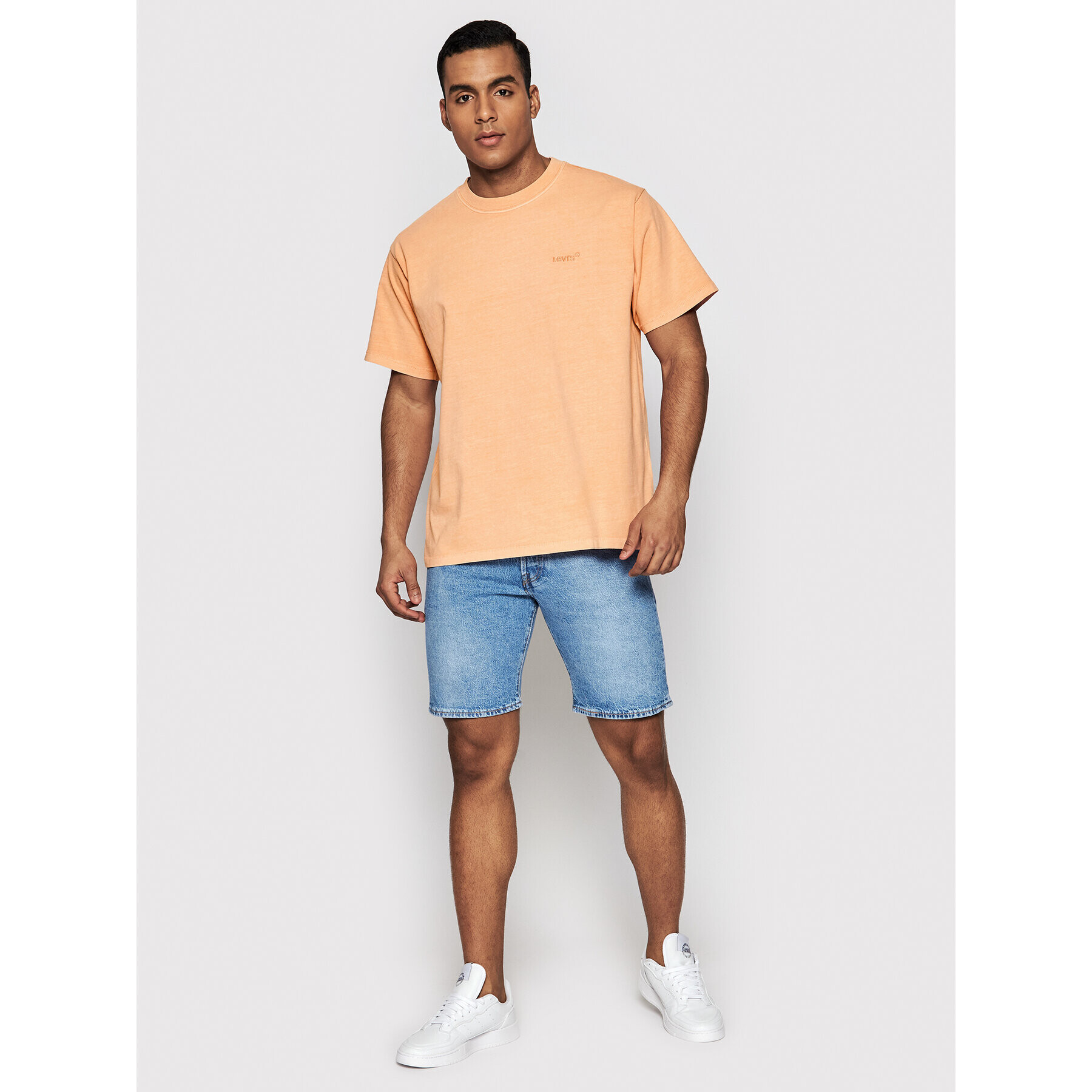 Levi's® Tričko FRESH Red Tab Vintage A0637-0022 Oranžová Relaxed Fit - Pepit.sk