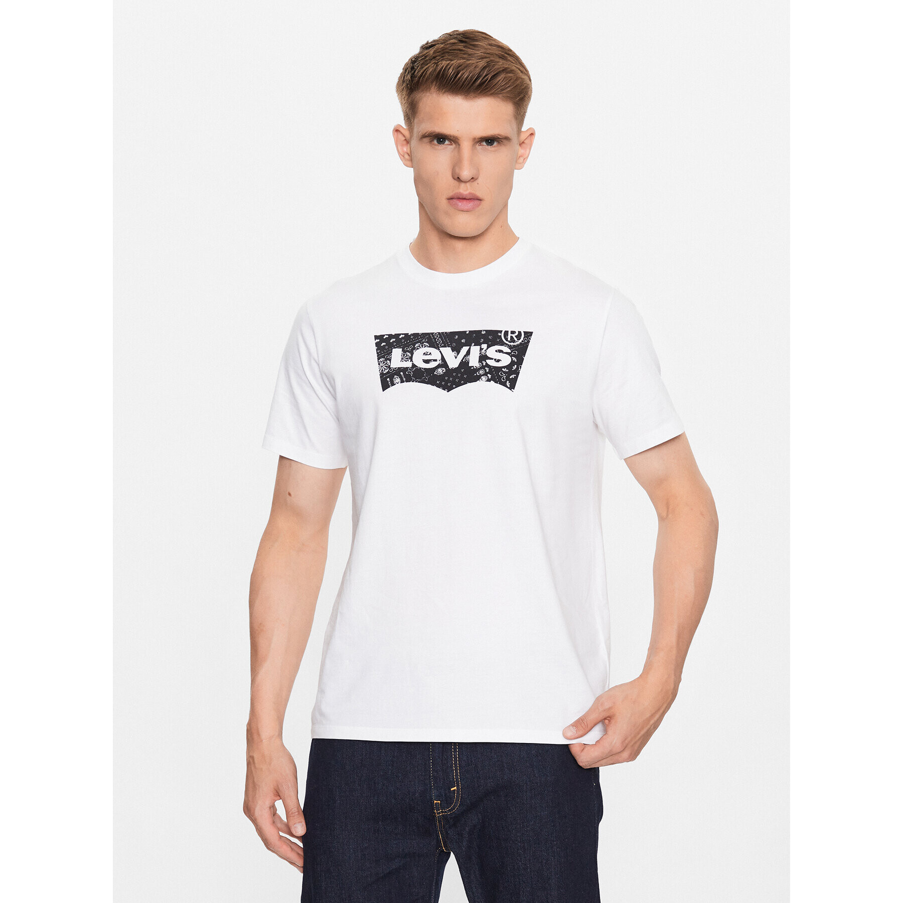 Levi's® Tričko Graphic 22491-1326 Biela Standard Fit - Pepit.sk