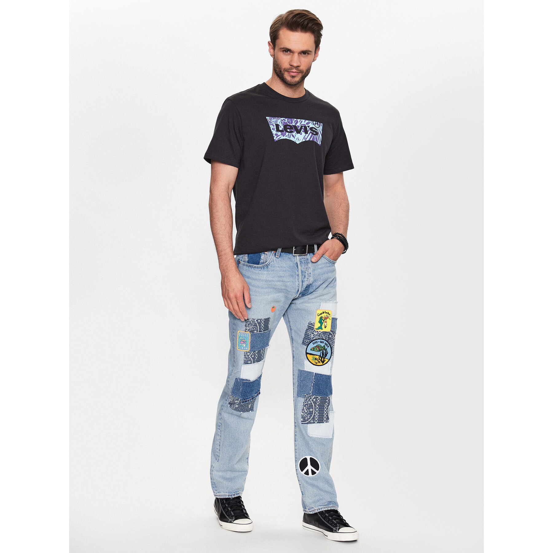 Levi's® Tričko Graphic 22491-1394 Čierna Regular Fit - Pepit.sk