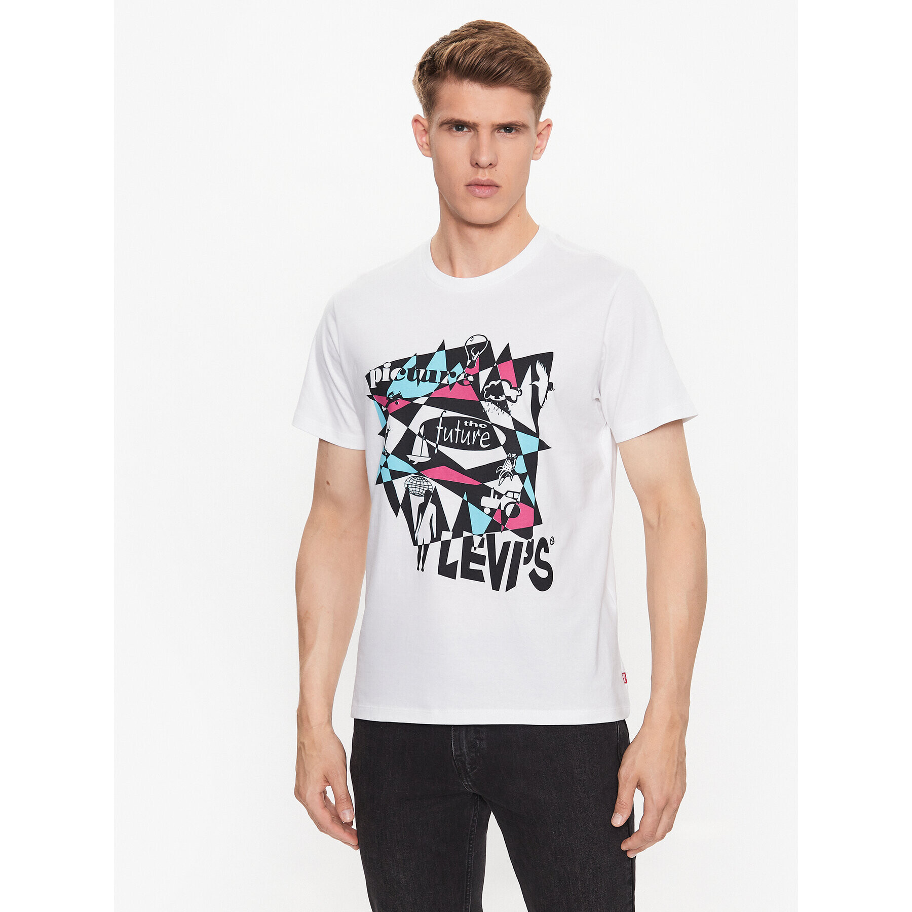 Levi's® Tričko Graphic 22491-1406 Biela Regular Fit - Pepit.sk