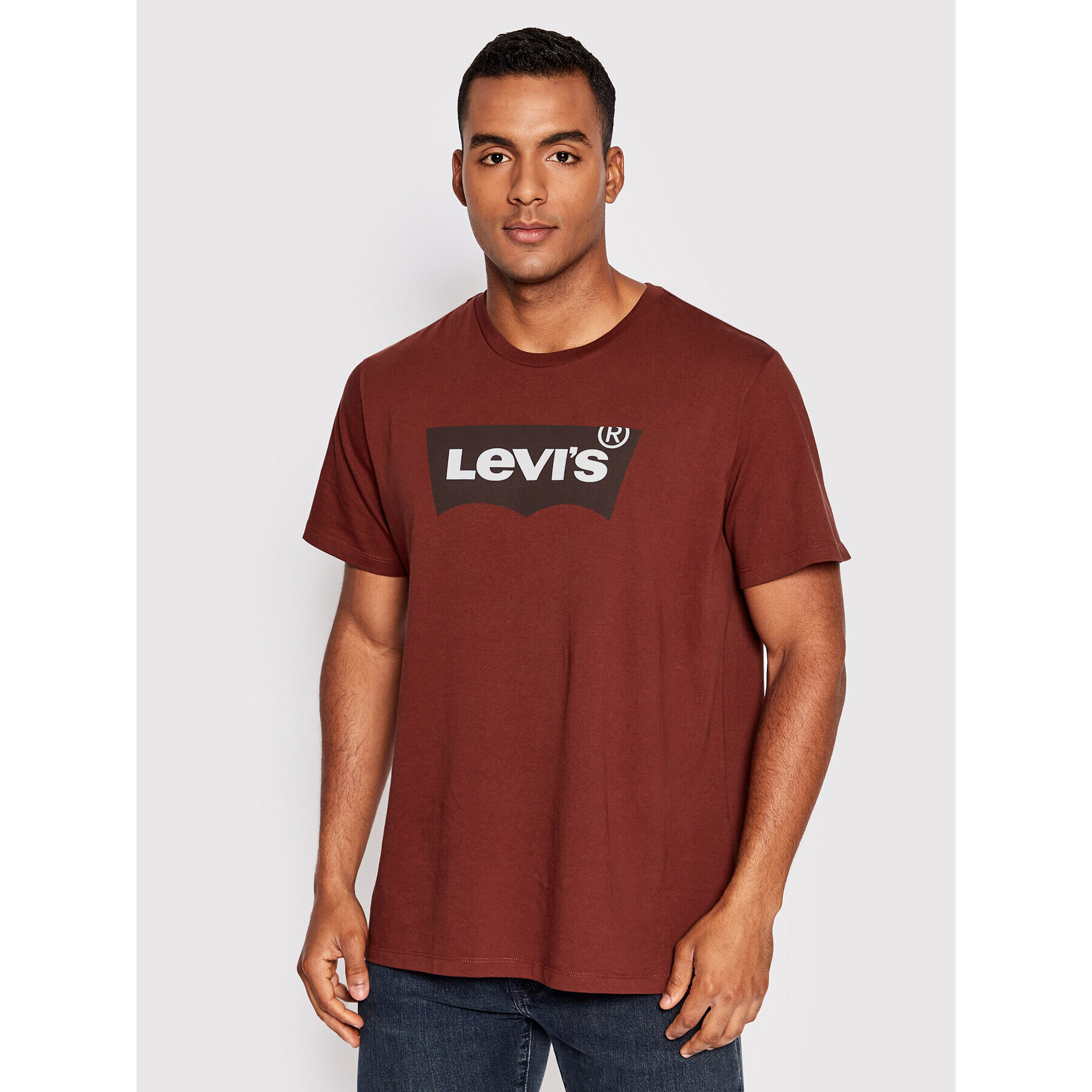 Levi's® Tričko Graphic Crewneck 22491-0476 Bordová Regular Fit - Pepit.sk