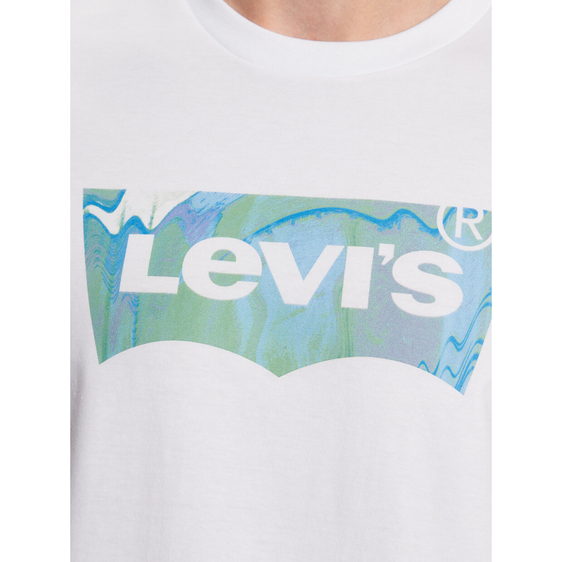 Levi's® Tričko Graphic Crewneck 22491-1412 Biela Regular Fit - Pepit.sk