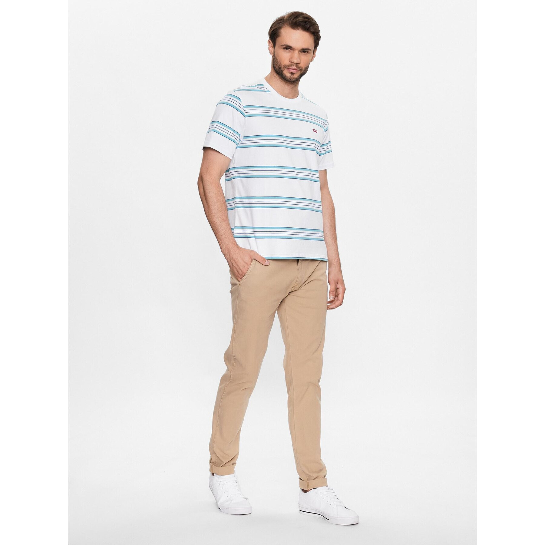 Levi's® Tričko Original 566050162 Biela Regular Fit - Pepit.sk