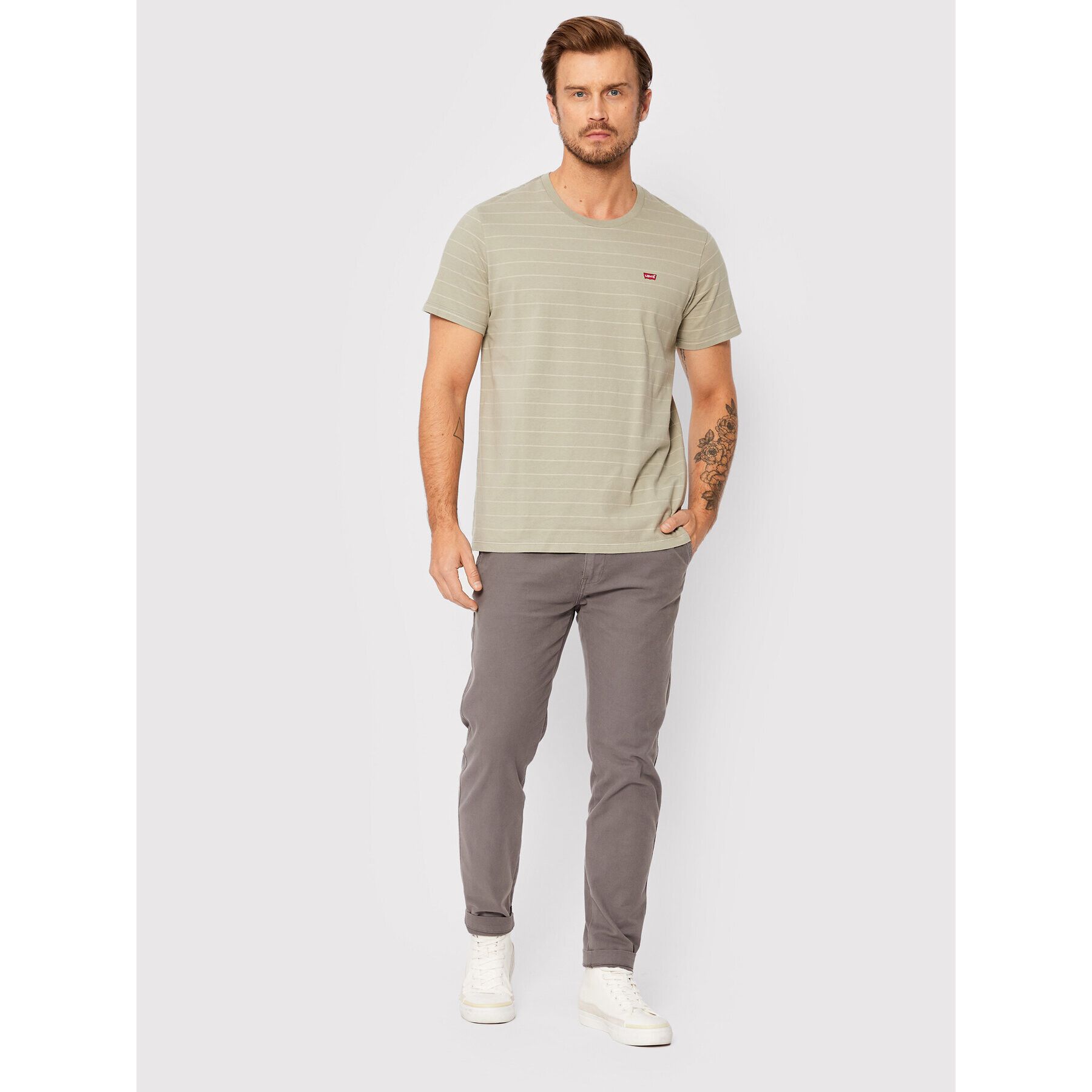 Levi's® Tričko Original Housemark 56605-0138 Zelená Standard Fit - Pepit.sk