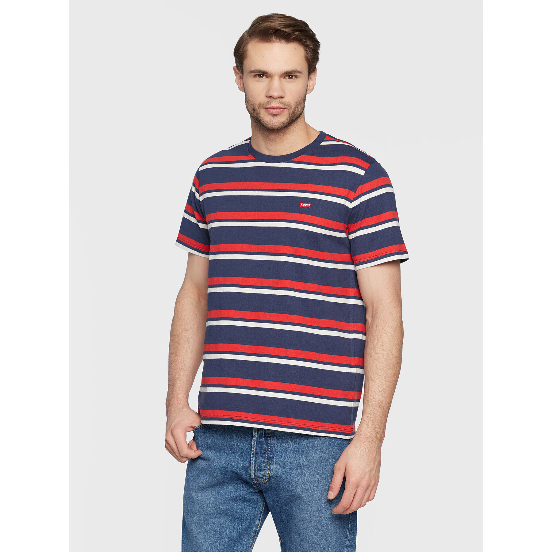 Levi's® Tričko Original Housemark 56605-0147 Tmavomodrá Regular Fit - Pepit.sk