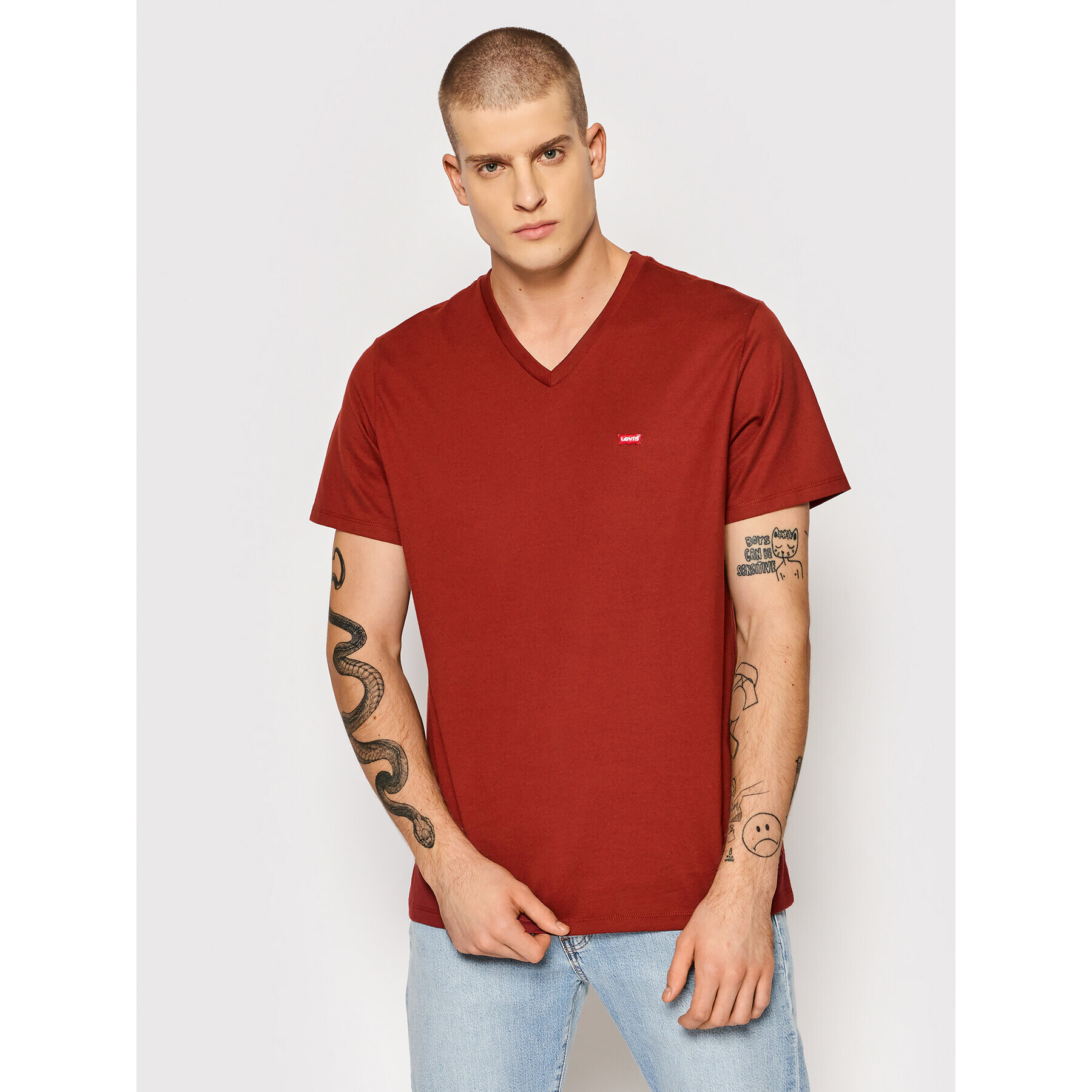 Levi's® Tričko Original Housemark 85641-0019 Červená Standard Fit - Pepit.sk