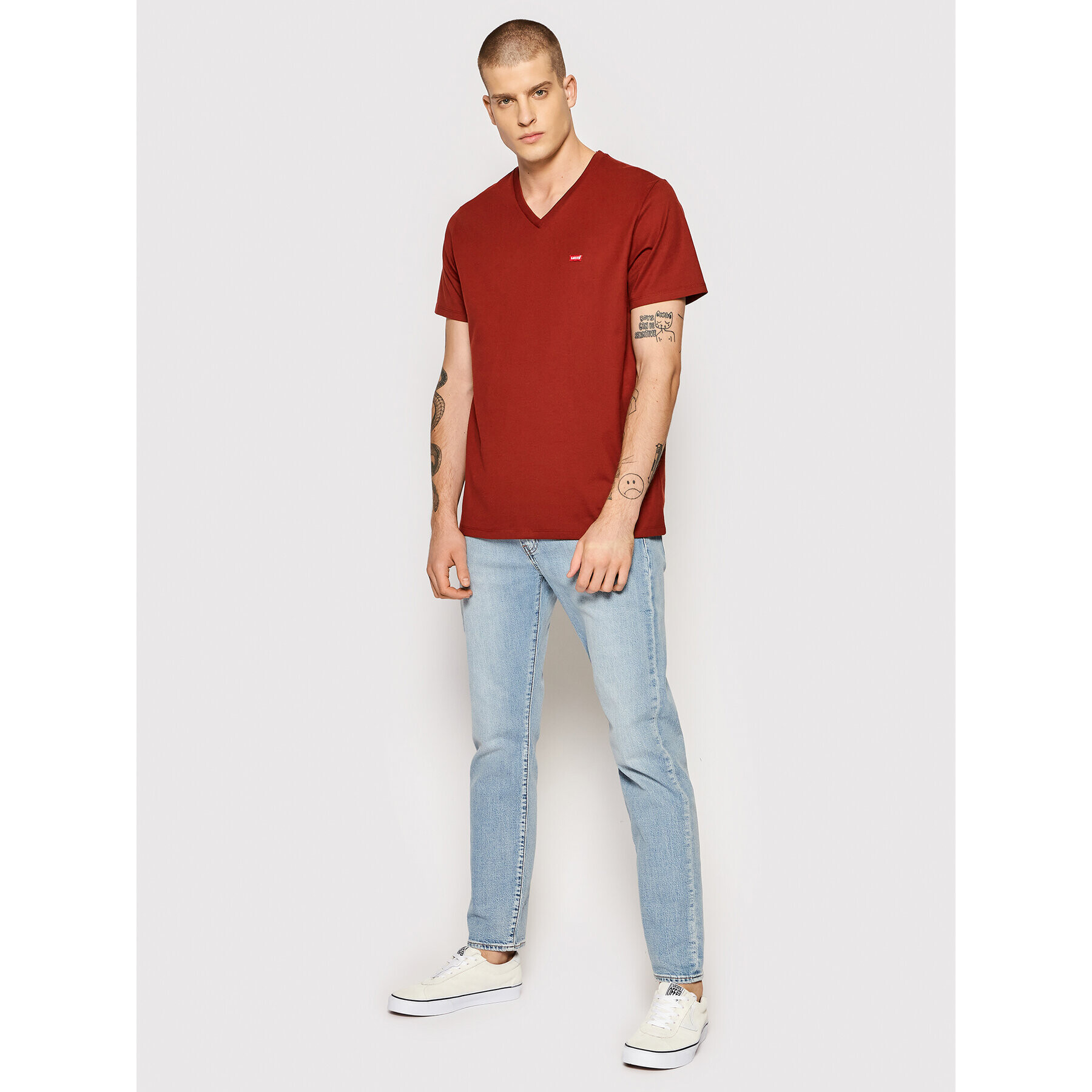 Levi's® Tričko Original Housemark 85641-0019 Červená Standard Fit - Pepit.sk