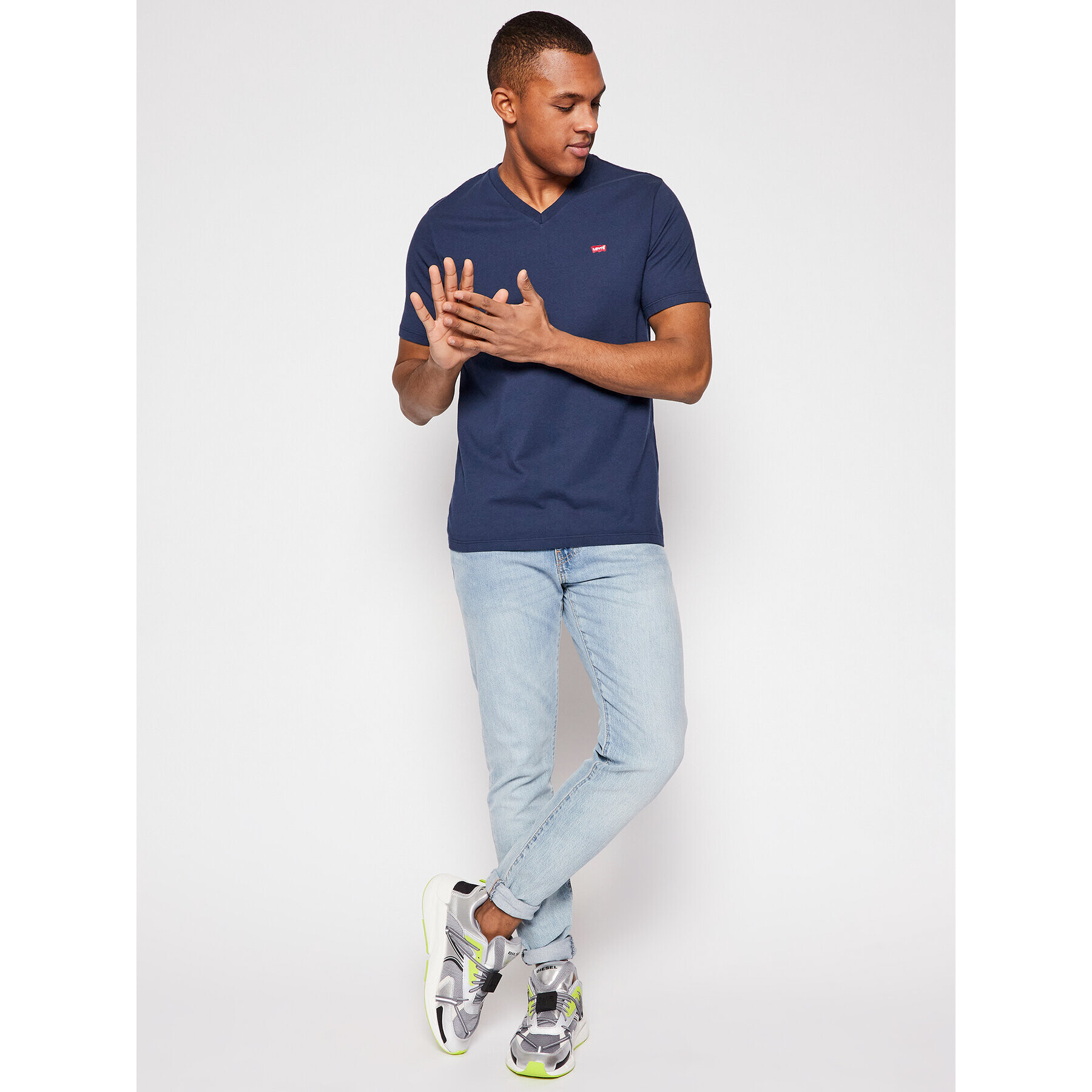 Levi's® Tričko Original Housemark Tee 85641-0002 Tmavomodrá Standard Fit - Pepit.sk