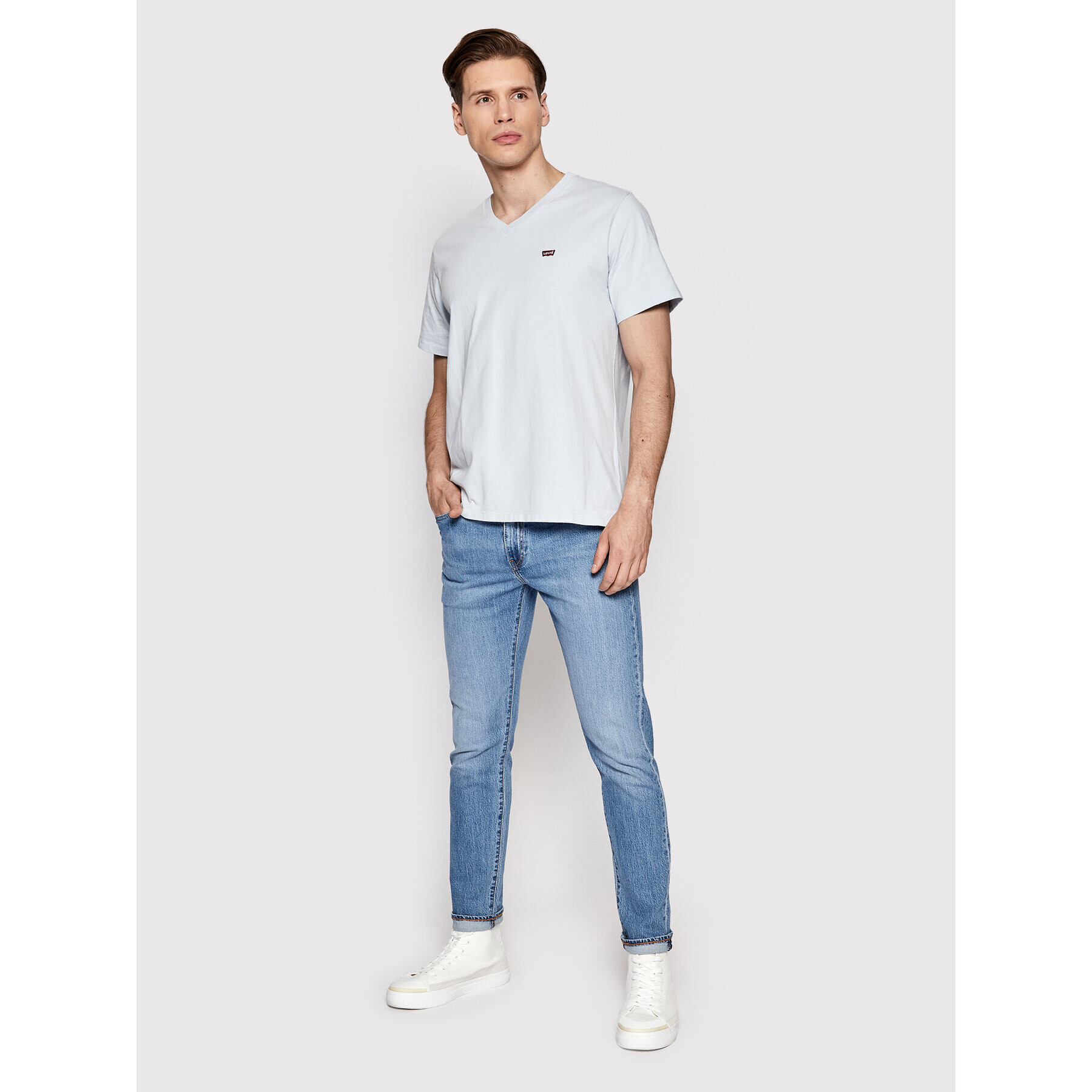 Levi's® Tričko Original Housemarked 85641-0021 Modrá Standard Fit - Pepit.sk