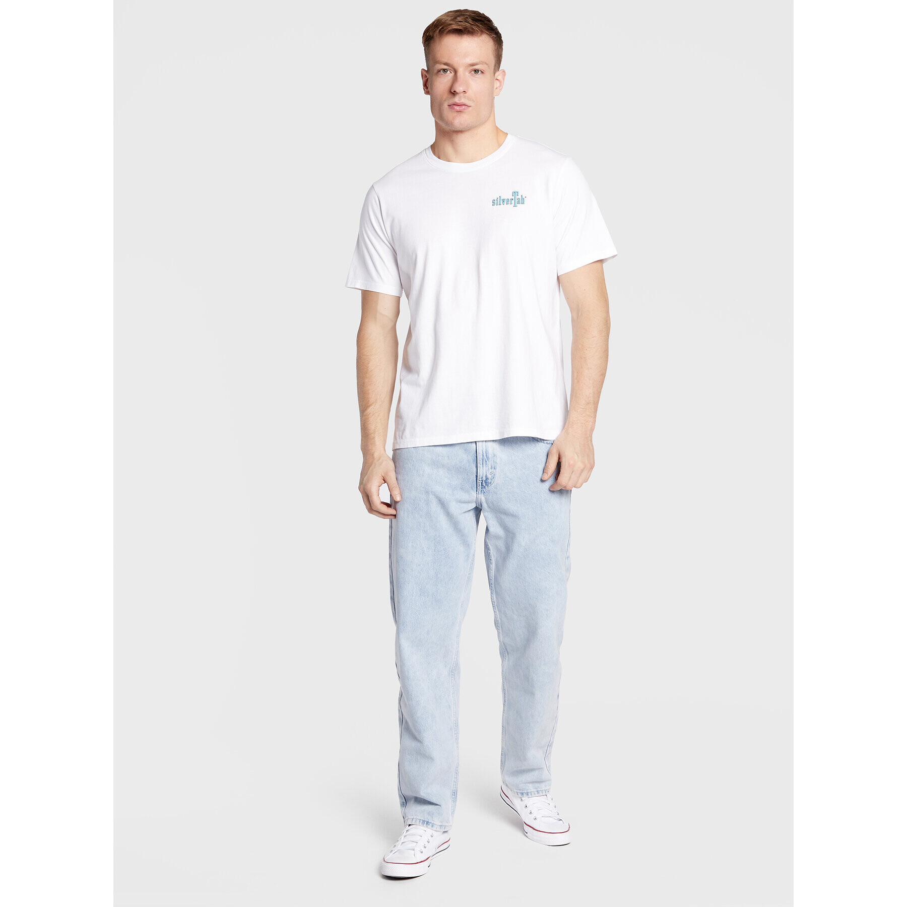 Levi's® Tričko Silver Tab 16143-0615 Biela Relaxed Fit - Pepit.sk