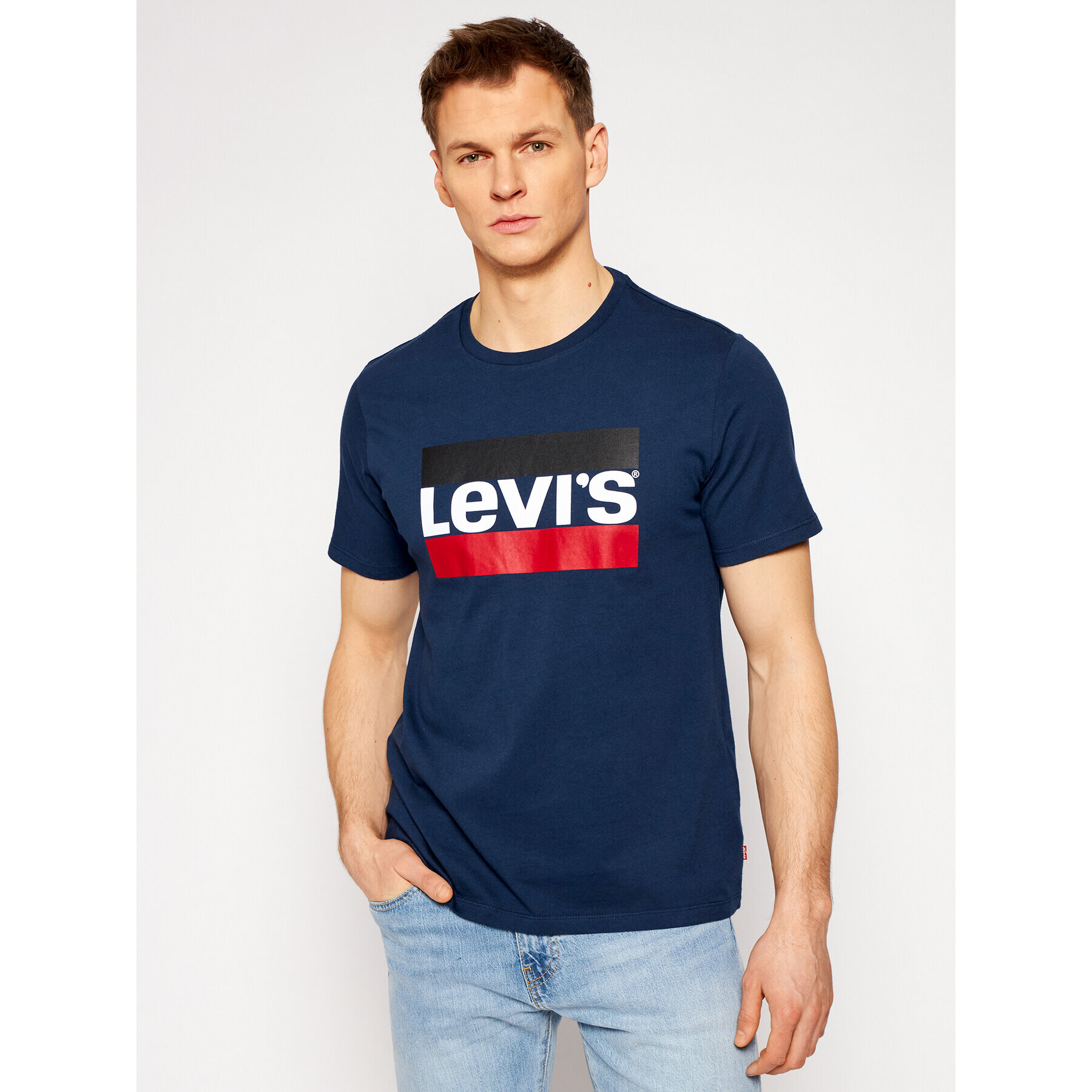 Levi's® Tričko Sportswear Graphic Tee 39636-0003 Tmavomodrá Regular Fit - Pepit.sk