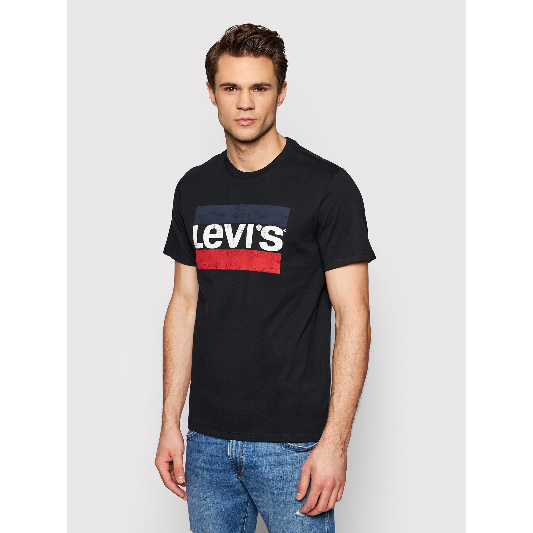 Levi's® Tričko Sportswear Graphic Tee 39636-0050 Čierna Regular Fit - Pepit.sk