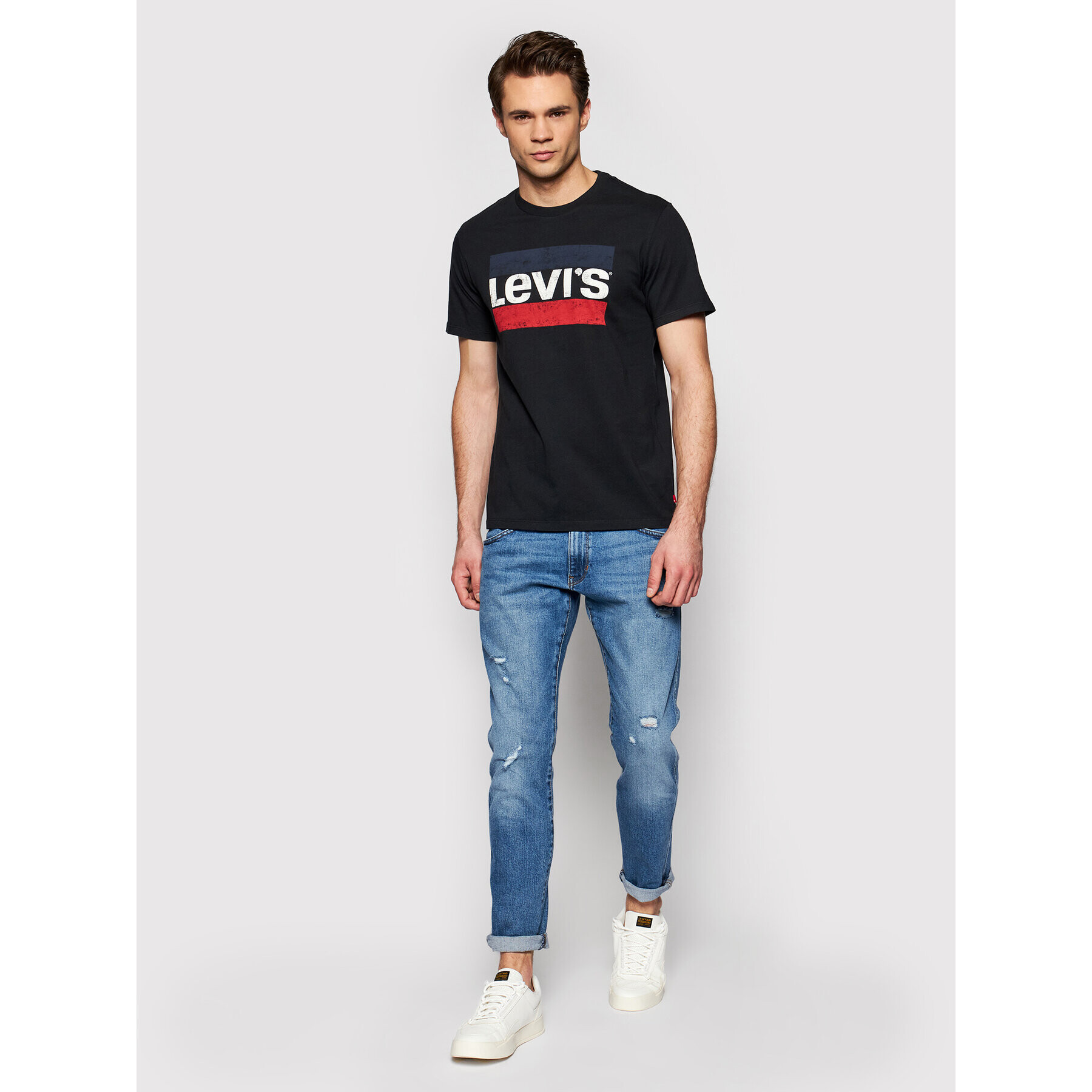 Levi's® Tričko Sportswear Graphic Tee 39636-0050 Čierna Regular Fit - Pepit.sk