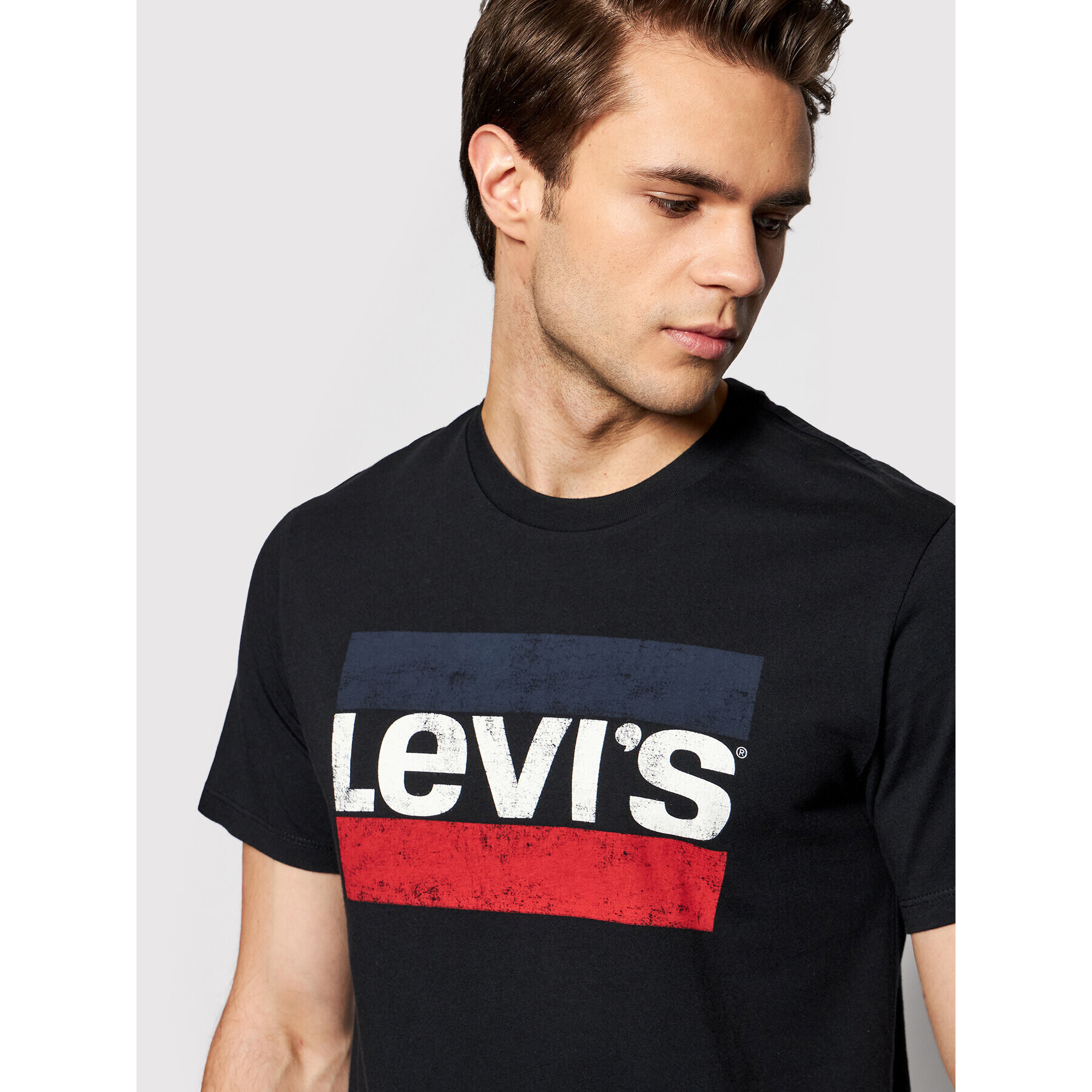 Levi's® Tričko Sportswear Graphic Tee 39636-0050 Čierna Regular Fit - Pepit.sk