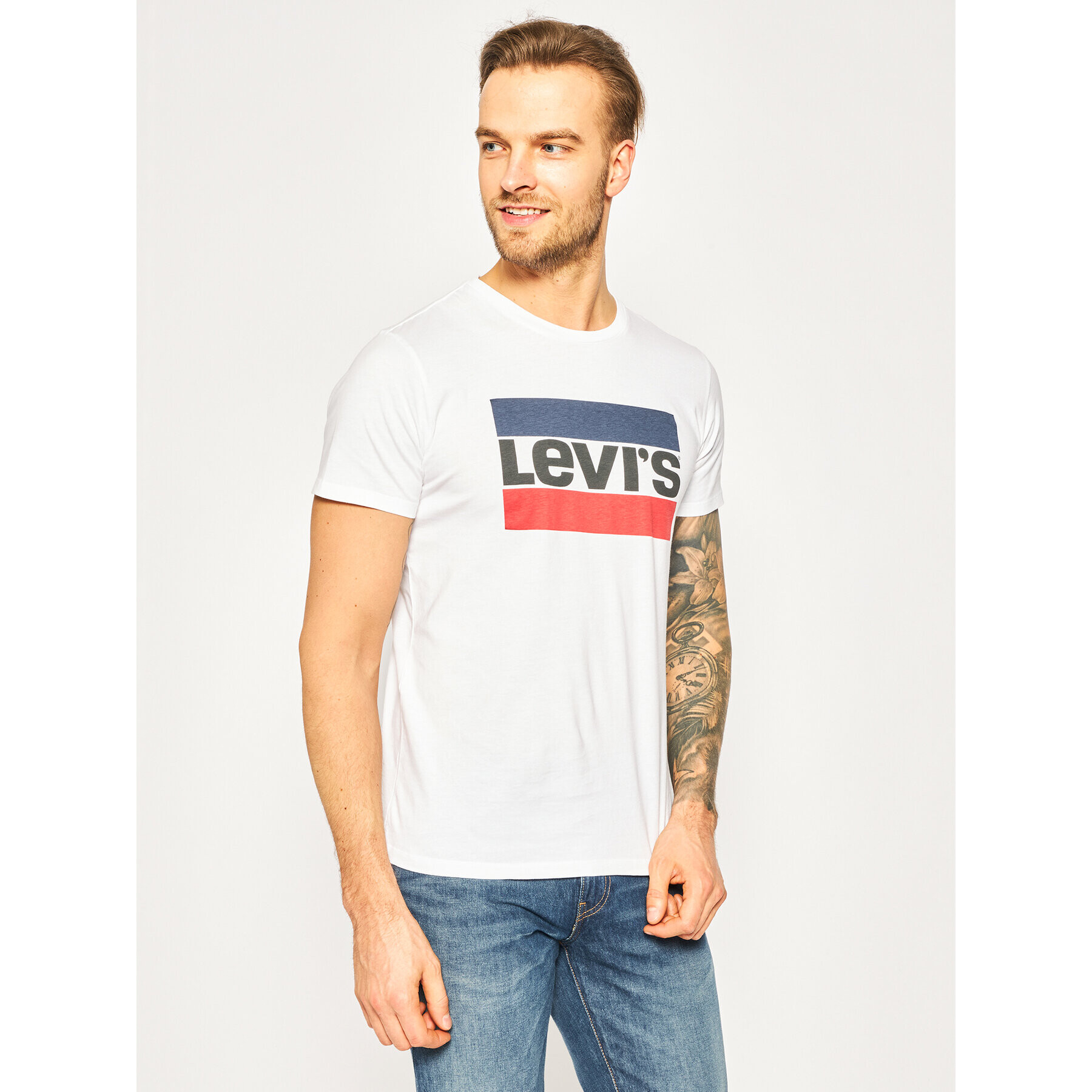 Levi's® Tričko Sportswear Logo Graphic 39636-0000 Biela Regular Fit - Pepit.sk