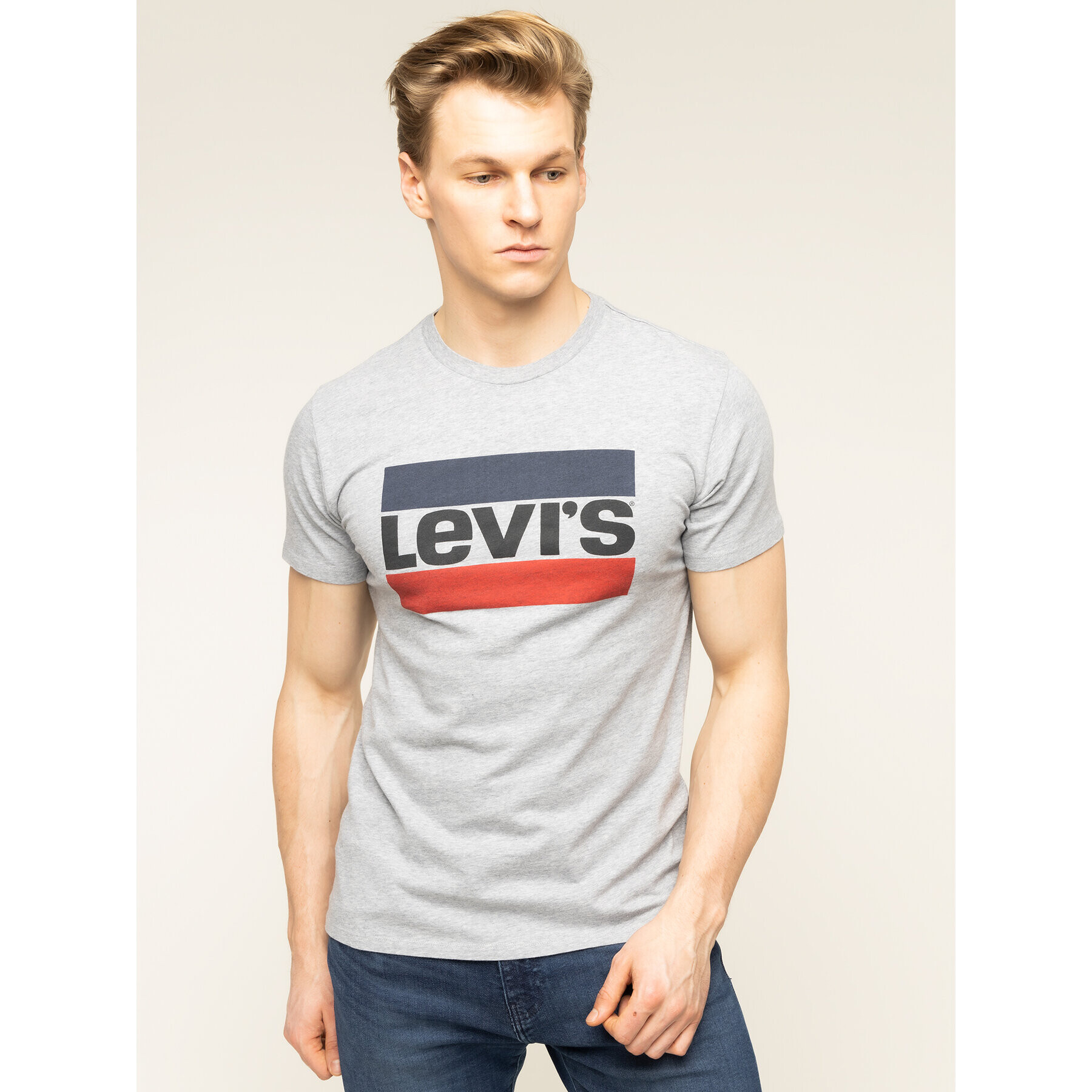 Levi's® Tričko Sportswear Logo Graphic 39636-0002 Sivá Regular Fit - Pepit.sk