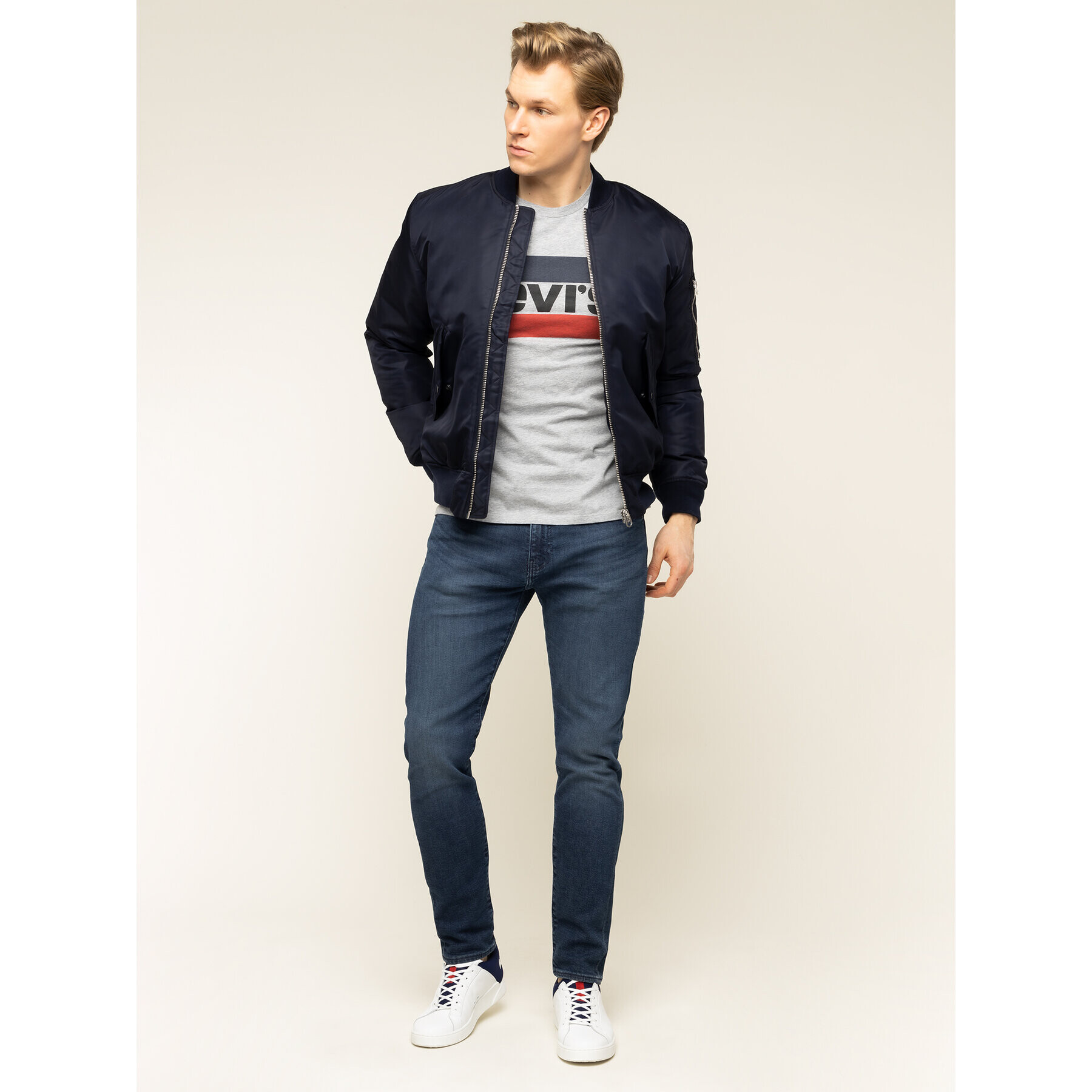 Levi's® Tričko Sportswear Logo Graphic 39636-0002 Sivá Regular Fit - Pepit.sk