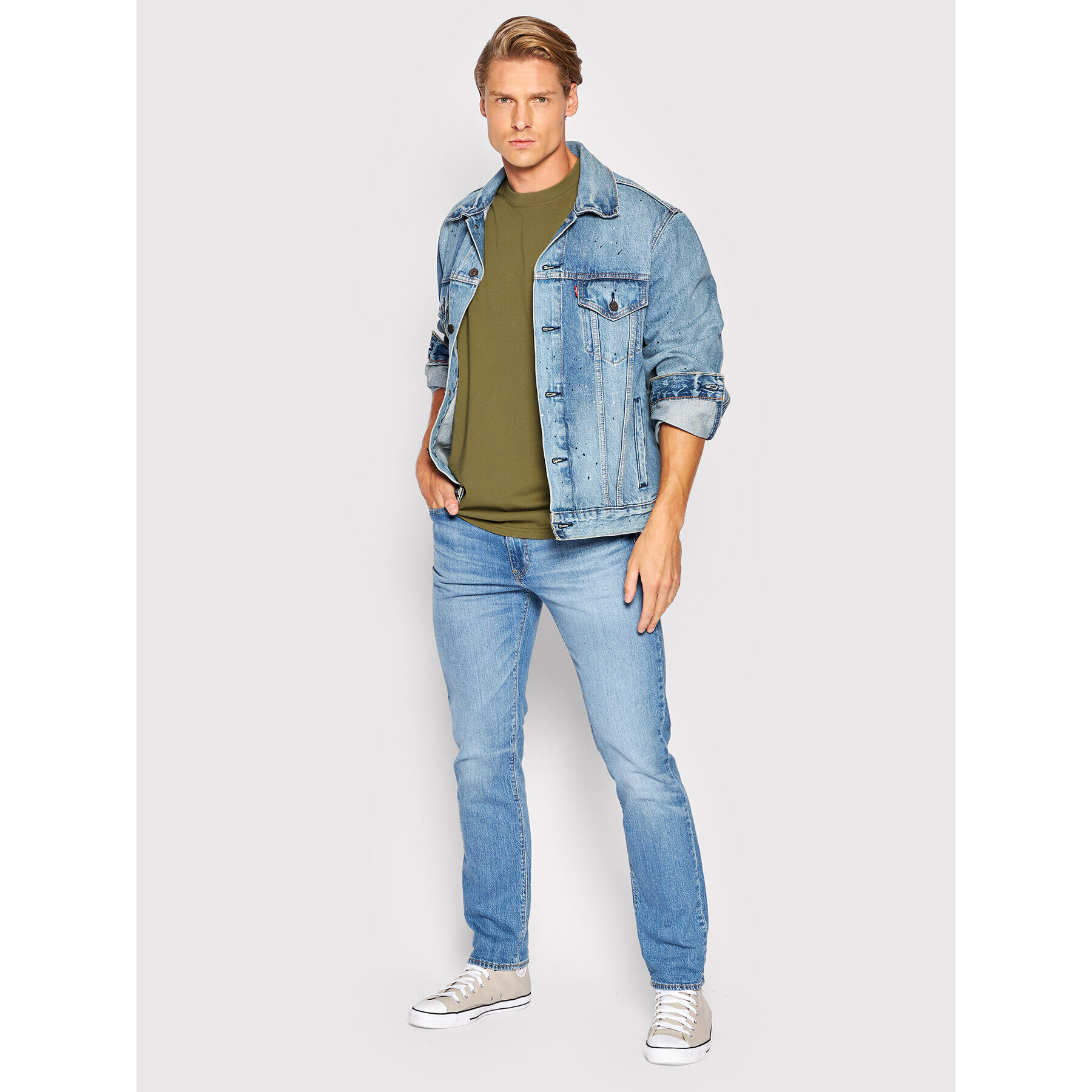 Levi's® Tričko Stay Loose 36254-0017 Zelená Oversize - Pepit.sk