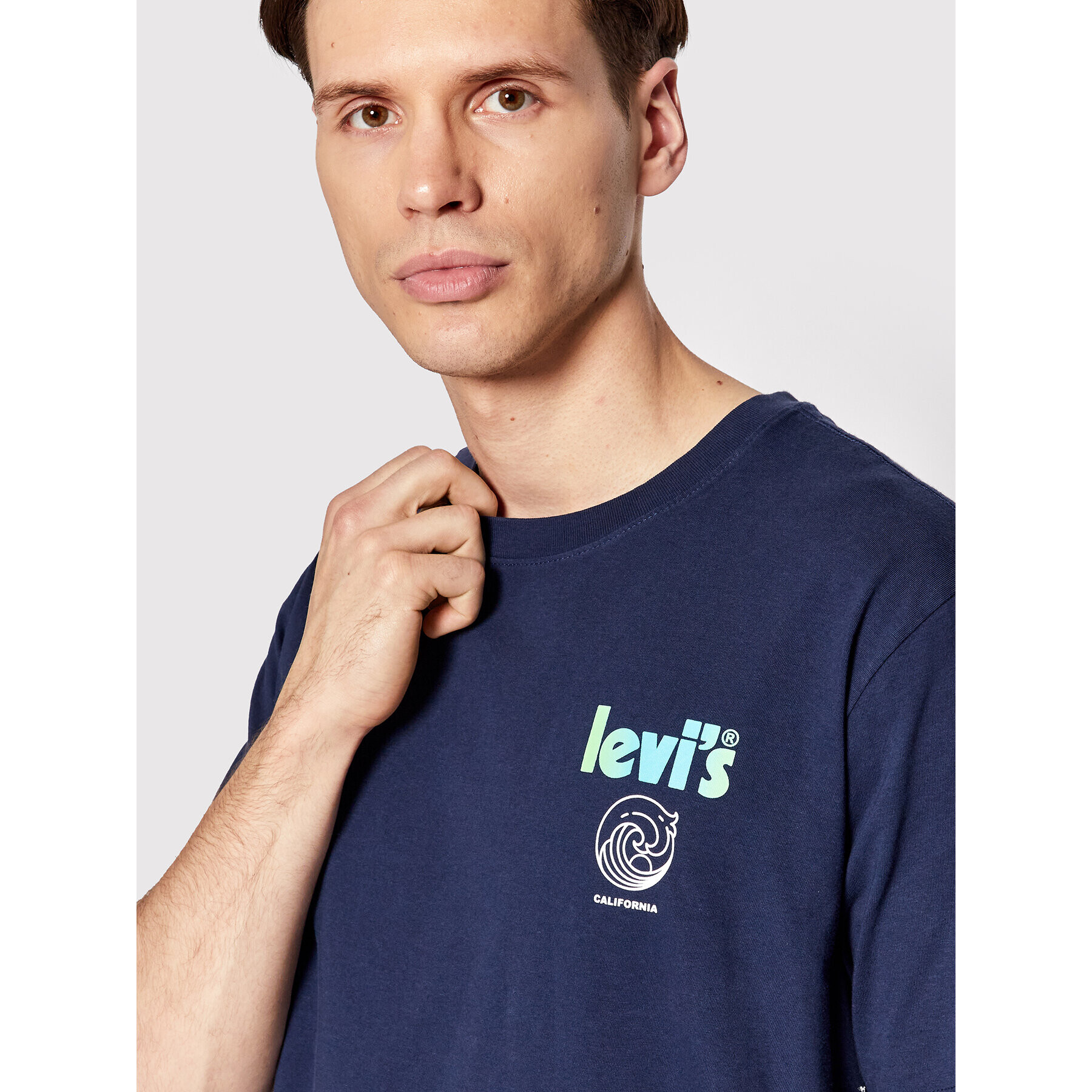 Levi's® Tričko Surf Club 16143-0625 Tmavomodrá Relaxed Fit - Pepit.sk