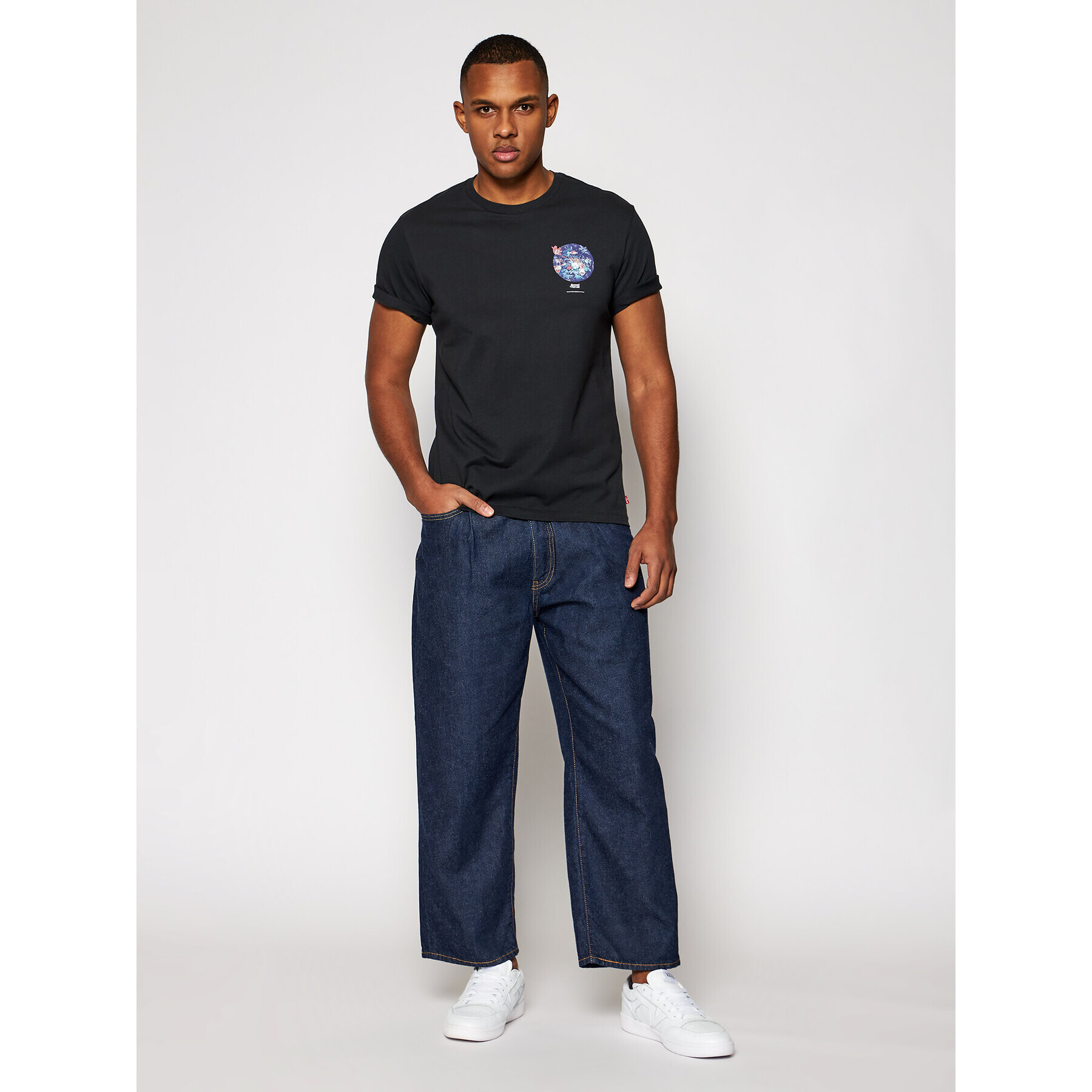 Levi's® Tričko The Graphic 22491-0826 Čierna Regular Fit - Pepit.sk