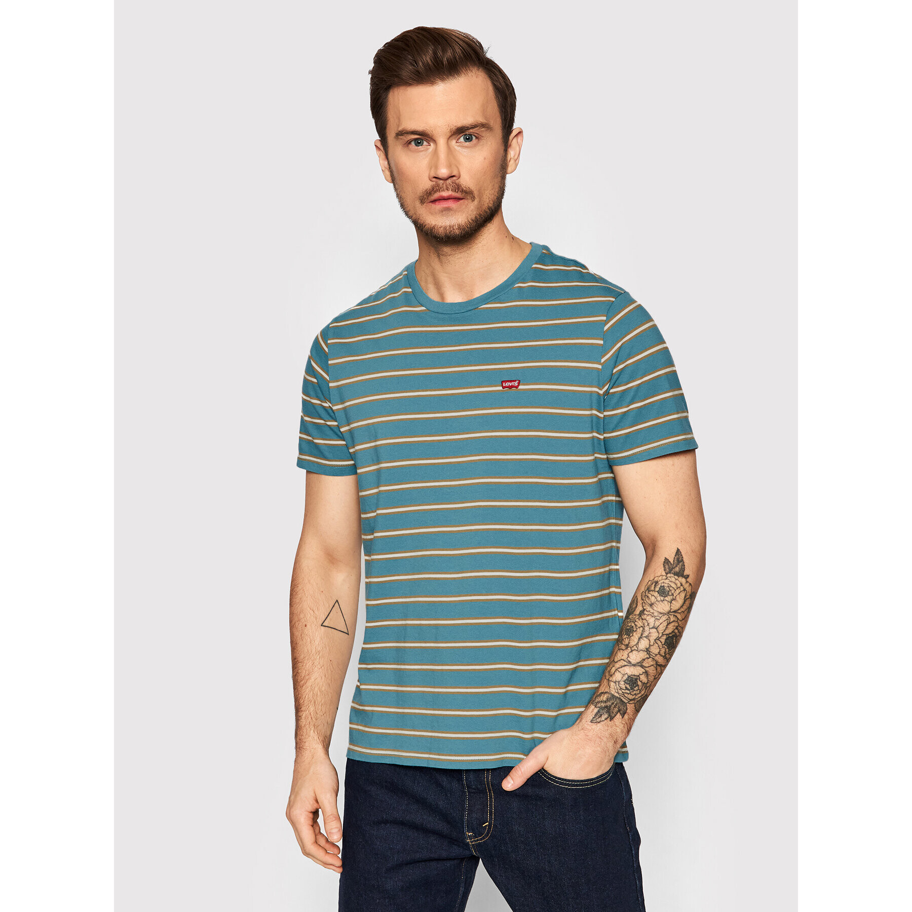 Levi's® Tričko The Original 56809-0065 Modrá Standard Fit - Pepit.sk