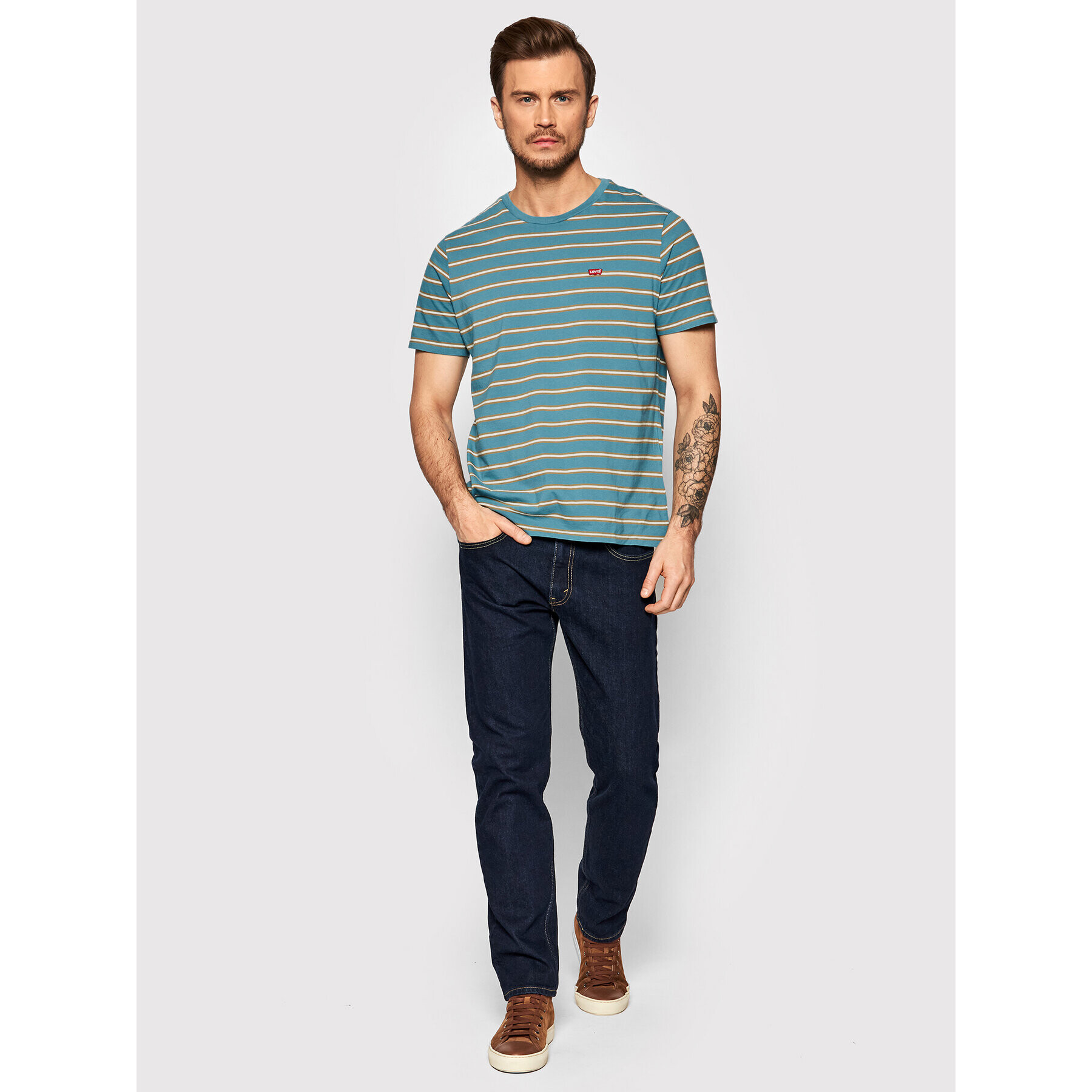 Levi's® Tričko The Original 56809-0065 Modrá Standard Fit - Pepit.sk