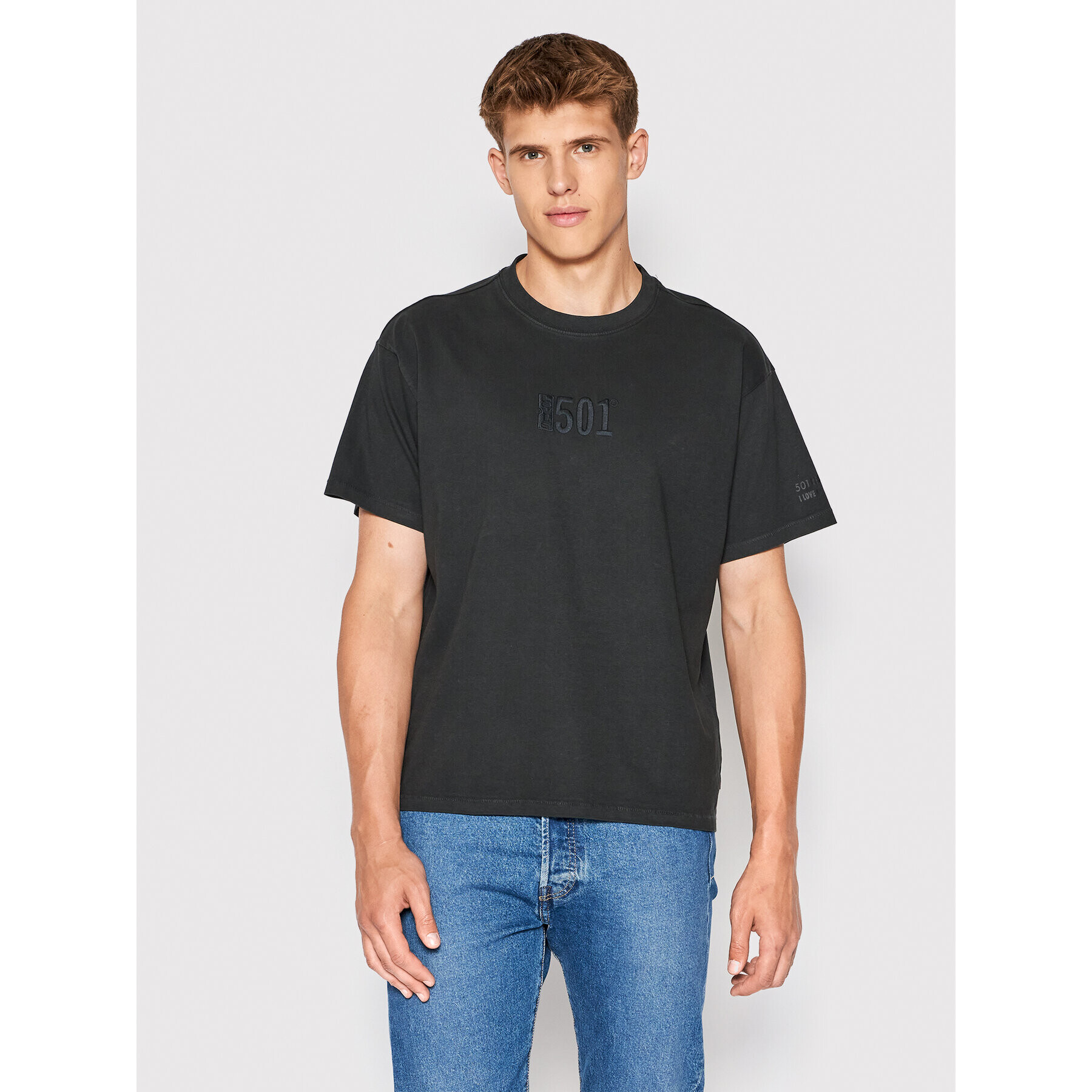 Levi's® Tričko Vintage 501® 87373-0040 Čierna Relaxed Fit - Pepit.sk