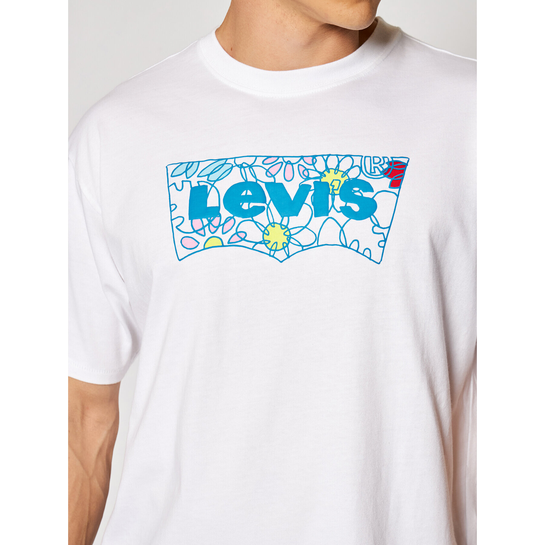 Levi's® Tričko Vintage Graphic 87373-0012 Biela Relaxed Fit - Pepit.sk