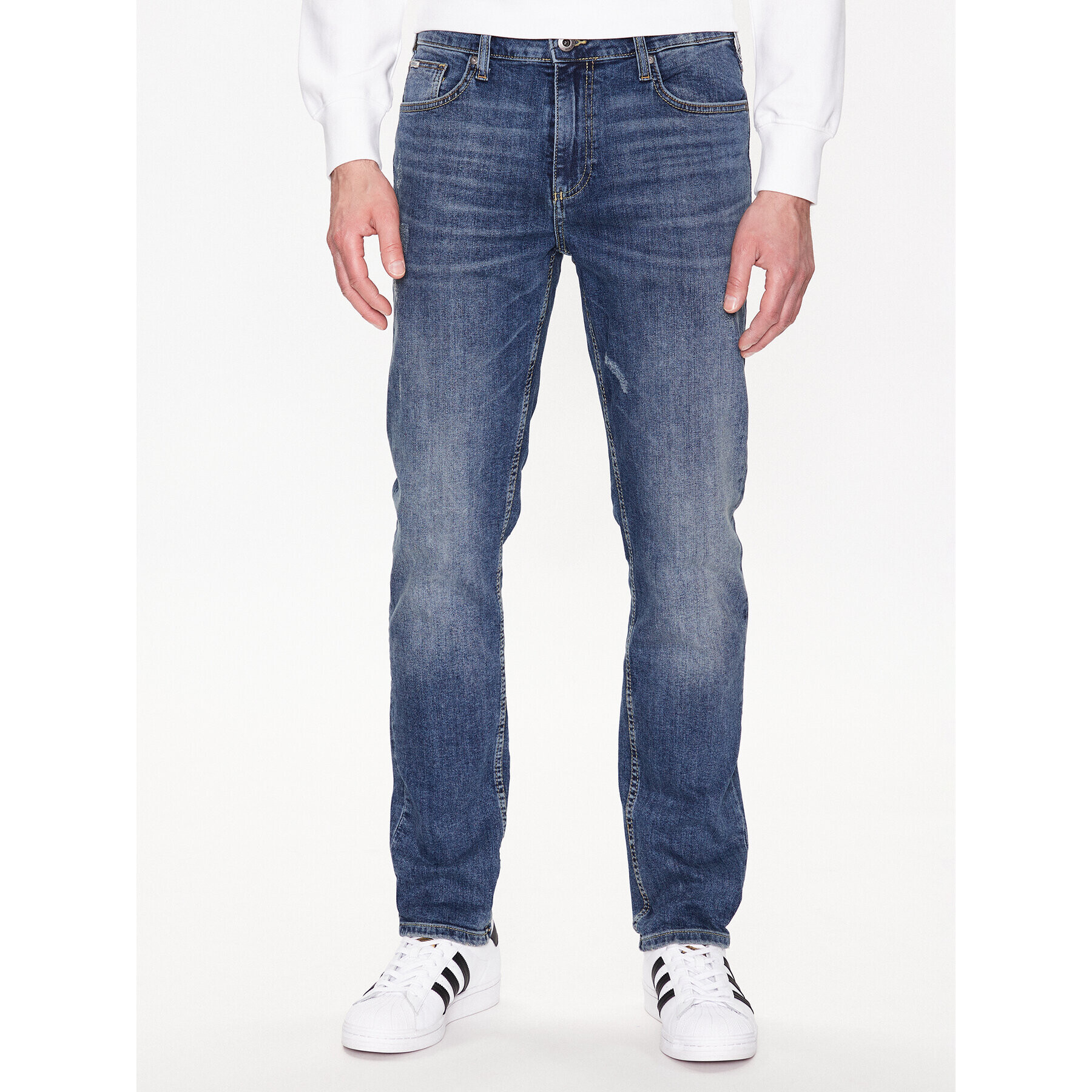 Lindbergh Džínsy 30-050002DAW Modrá Slim Fit - Pepit.sk