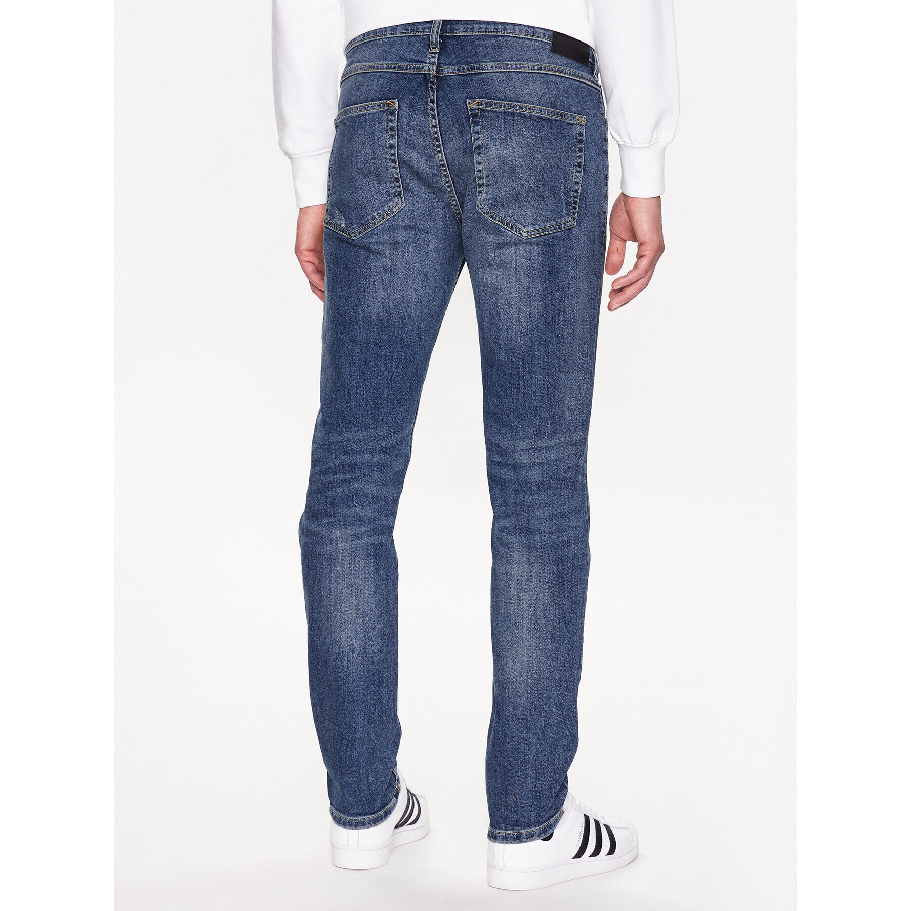 Lindbergh Džínsy 30-050002DAW Modrá Slim Fit - Pepit.sk