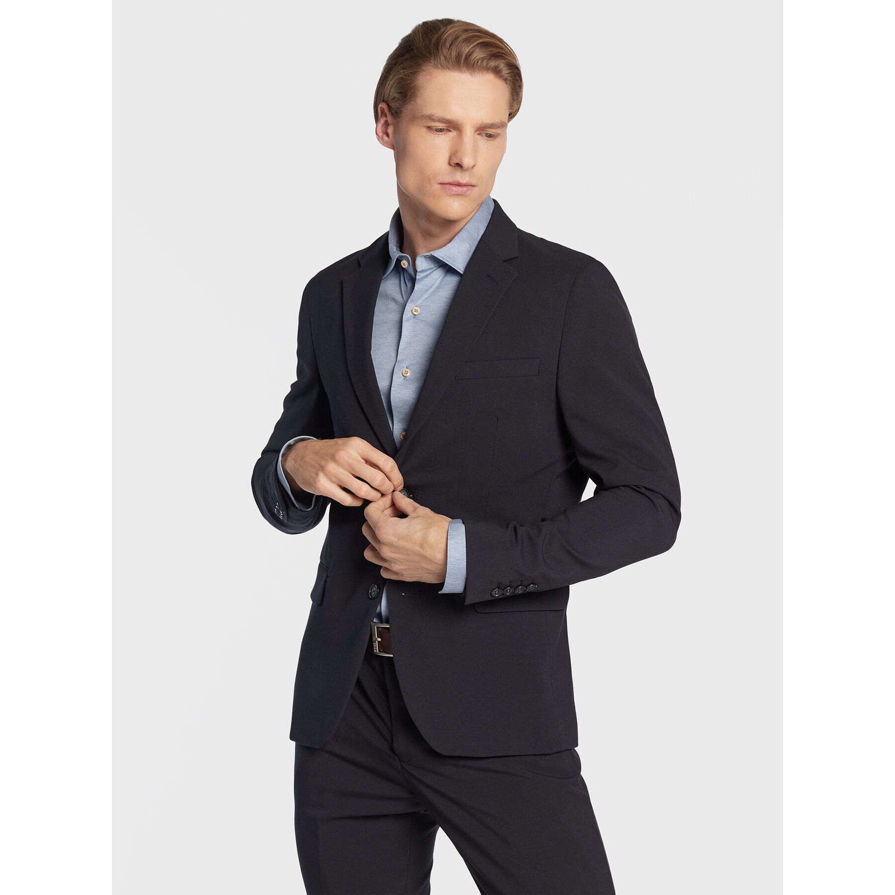 Lindbergh Oblek 30-61040 Tmavomodrá Slim Fit - Pepit.sk