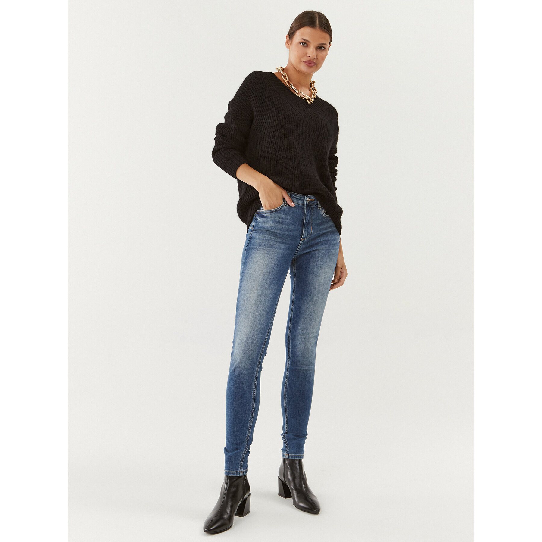 Liu Jo Džínsy UA3013 D4538 Modrá Skinny Fit - Pepit.sk