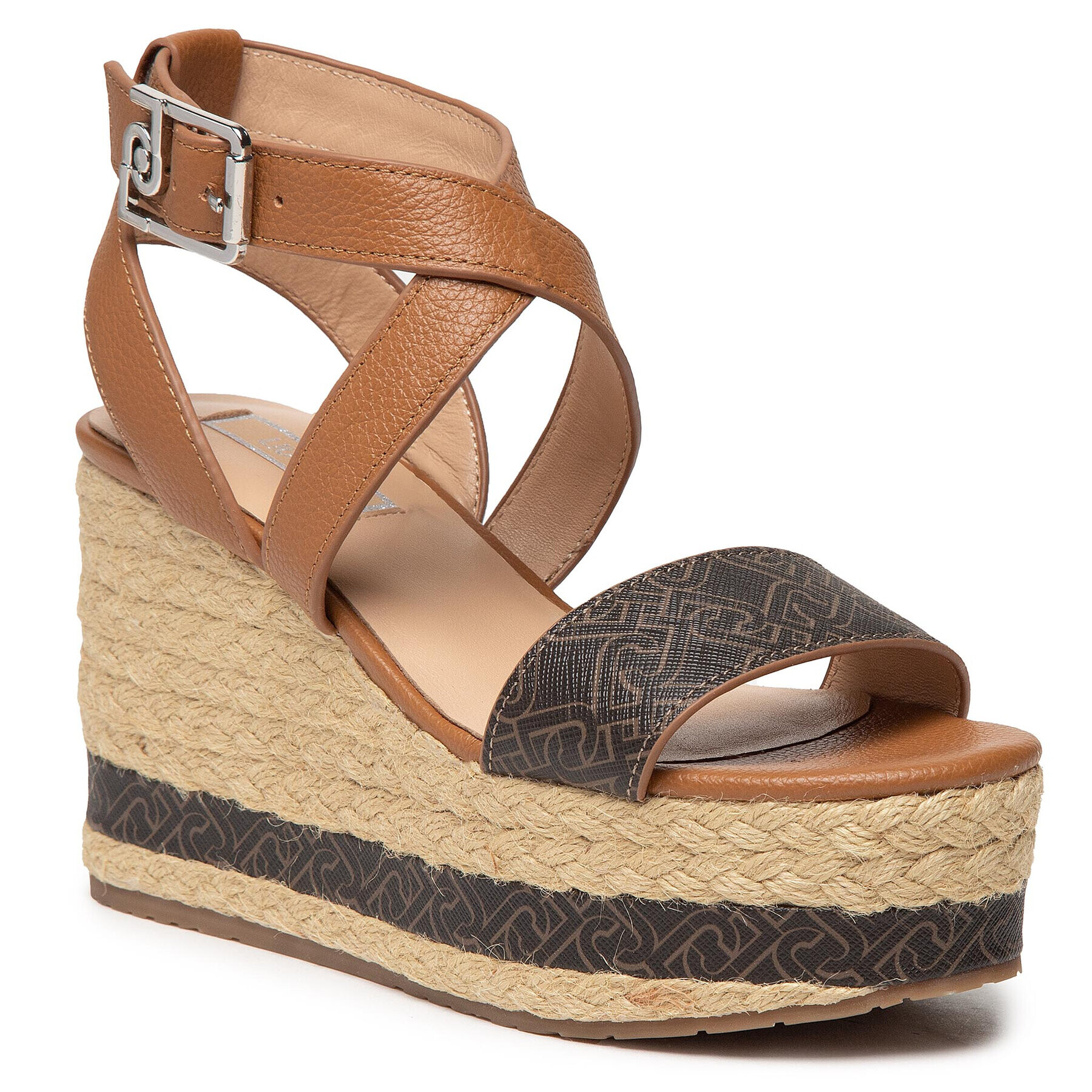 Liu Jo Espadrilky Bella 2 SA1031 PX140 Hnedá - Pepit.sk