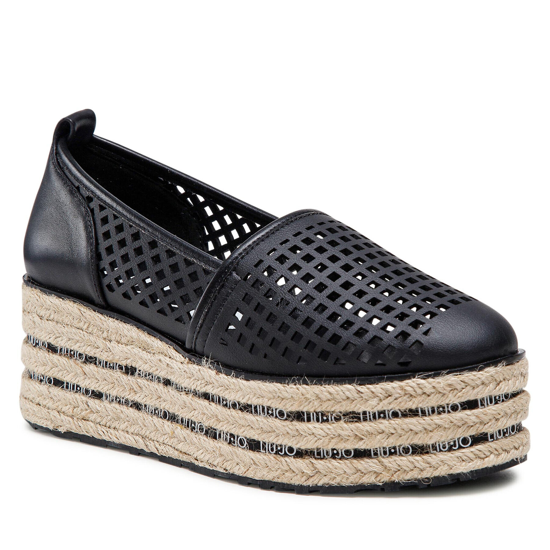 Liu Jo Espadrilky Winona 08 SA2133 PX145 Čierna - Pepit.sk