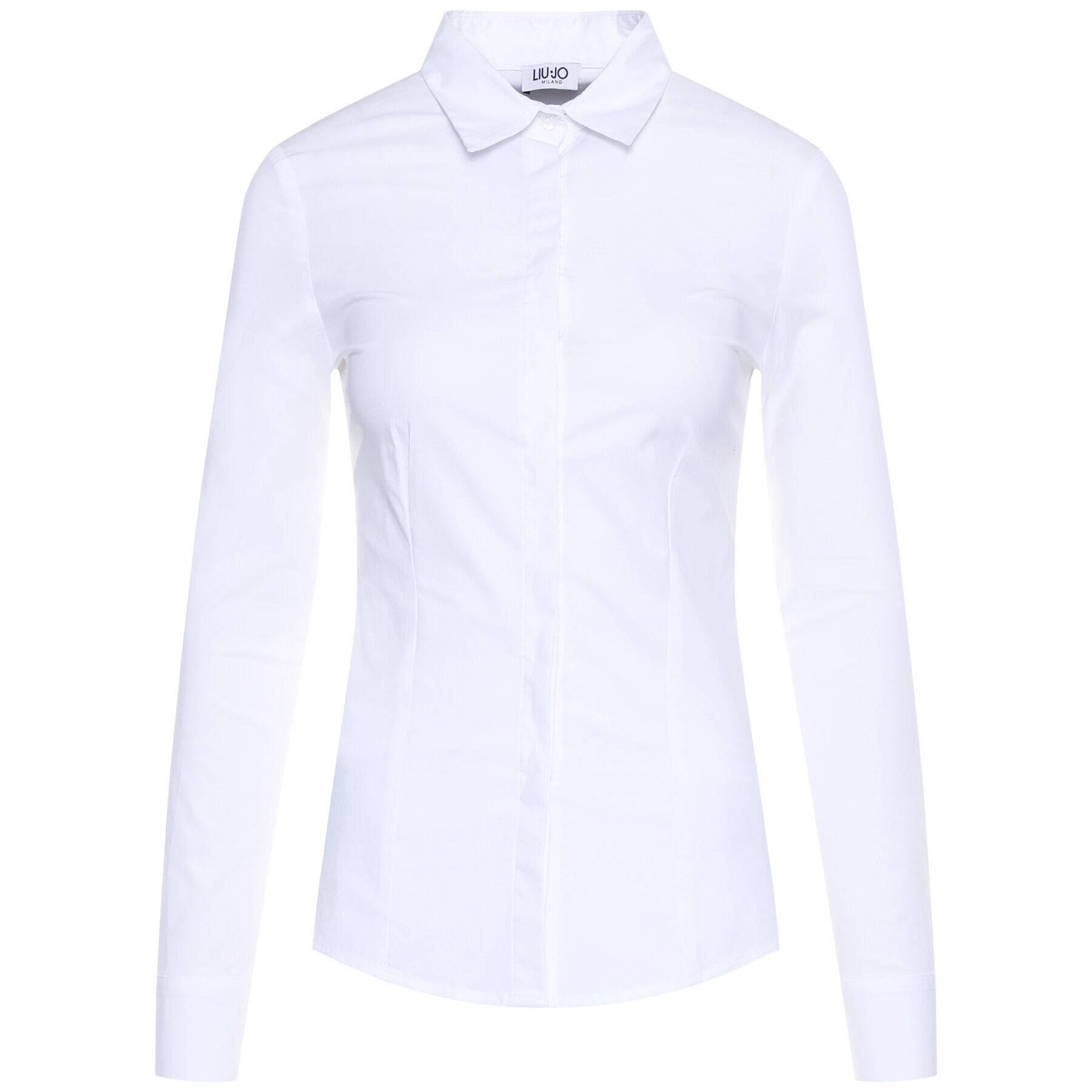 Liu Jo Košeľa FA0418 T4169 Biela Slim Fit - Pepit.sk