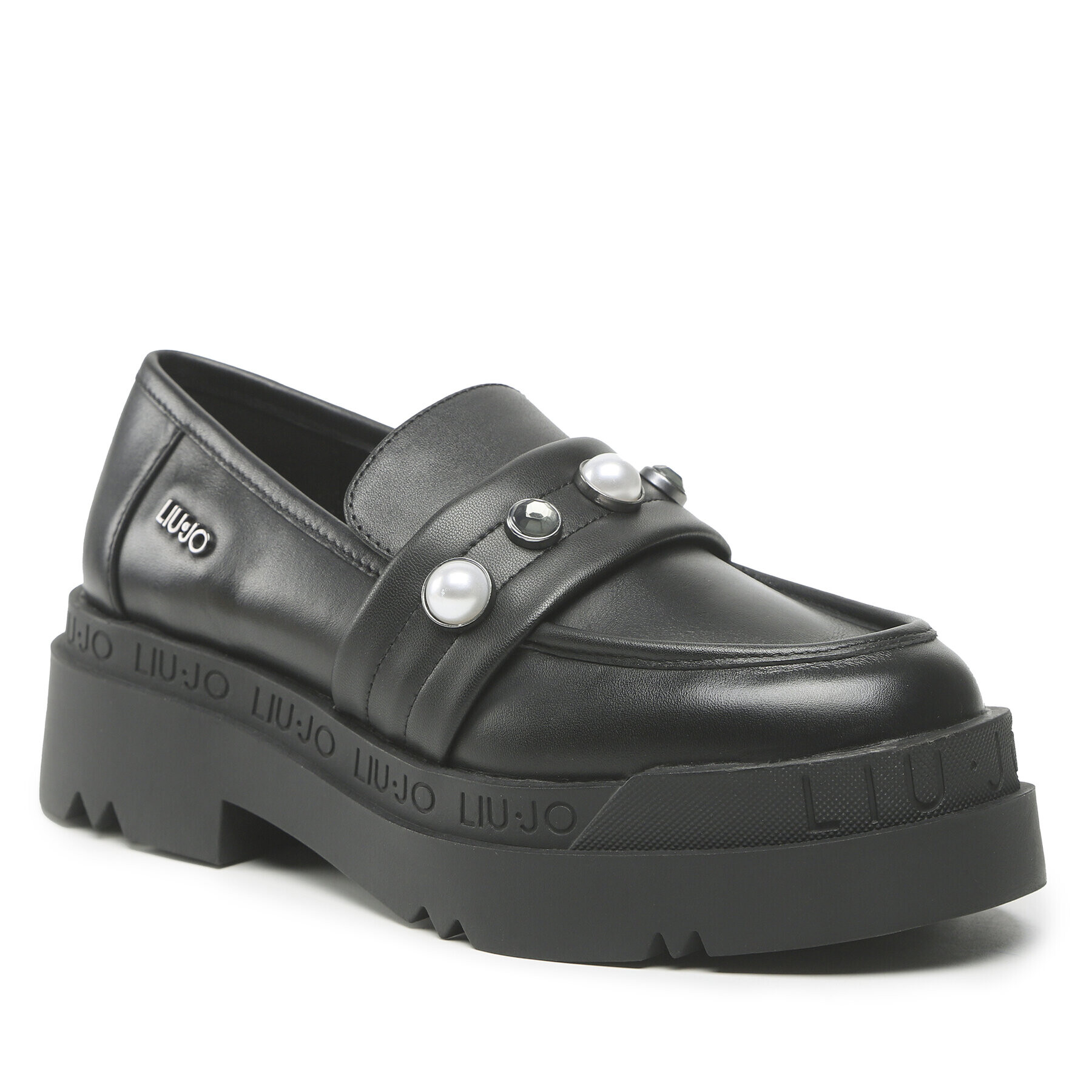 Liu Jo Loafers Love 37 SF2263 PX136 Čierna - Pepit.sk