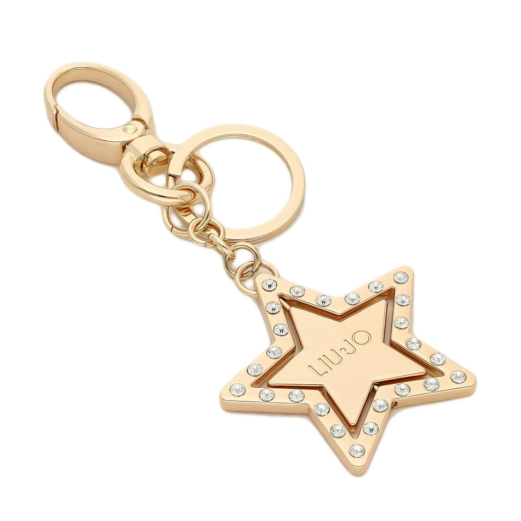 Liu Jo Prívesok Key Ring Star AA3124 A0001 Zlatá - Pepit.sk