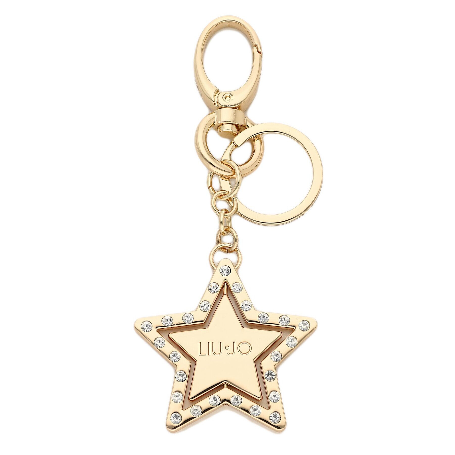 Liu Jo Prívesok Key Ring Star AA3124 A0001 Zlatá - Pepit.sk