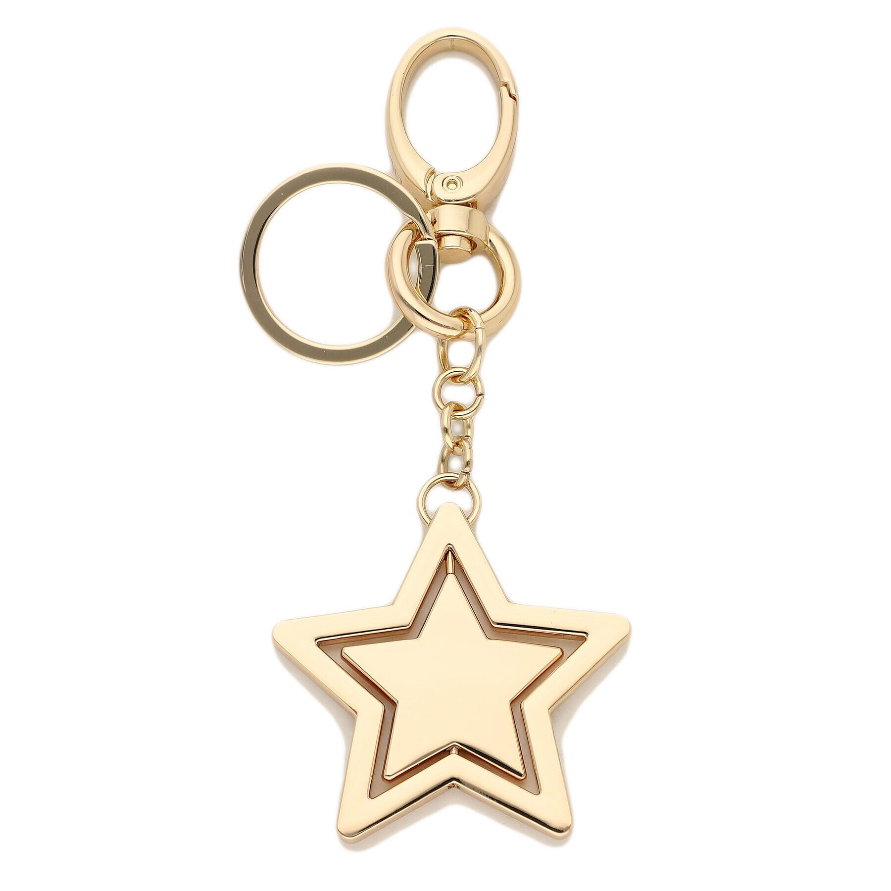 Liu Jo Prívesok Key Ring Star AA3124 A0001 Zlatá - Pepit.sk