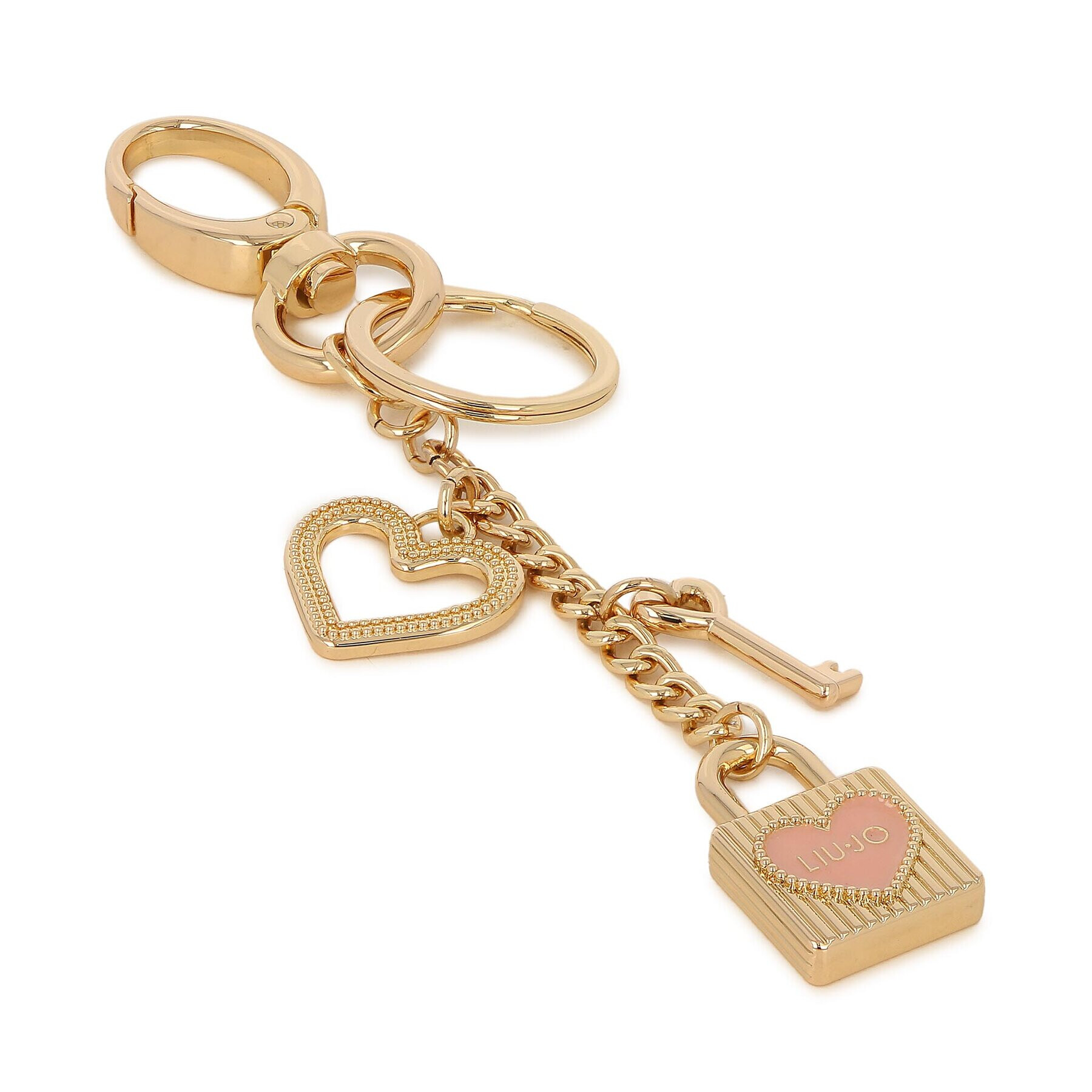 Liu Jo Prívesok Love Key Ring AF3292 A0001 Zlatá - Pepit.sk