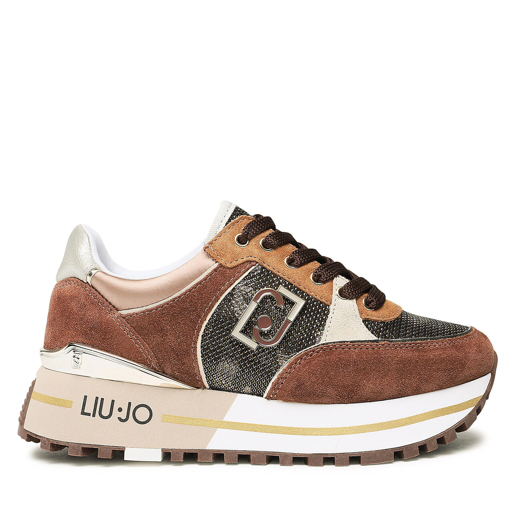 Liu Jo Sneakersy Maxi Wonder 20 BF2097 PX255 Hnedá - Pepit.sk