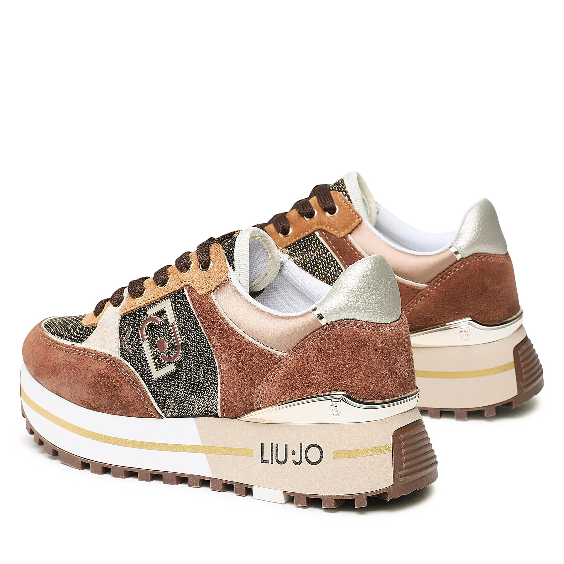 Liu Jo Sneakersy Maxi Wonder 20 BF2097 PX255 Hnedá - Pepit.sk