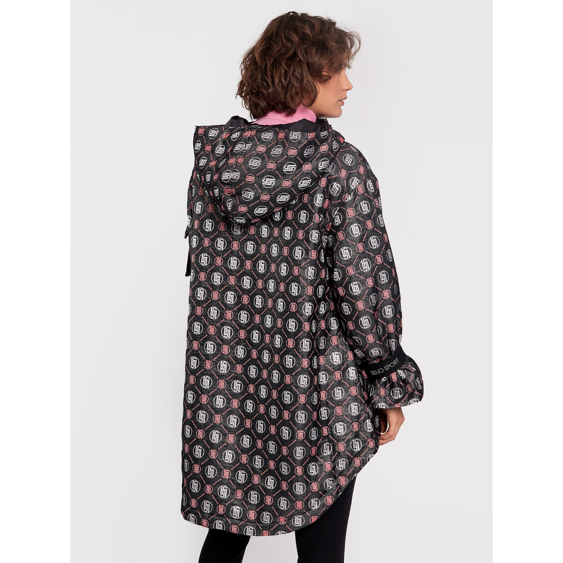 Liu Jo Sport Bunda anorak TF2246 T3152 Čierna Relaxed Fit - Pepit.sk