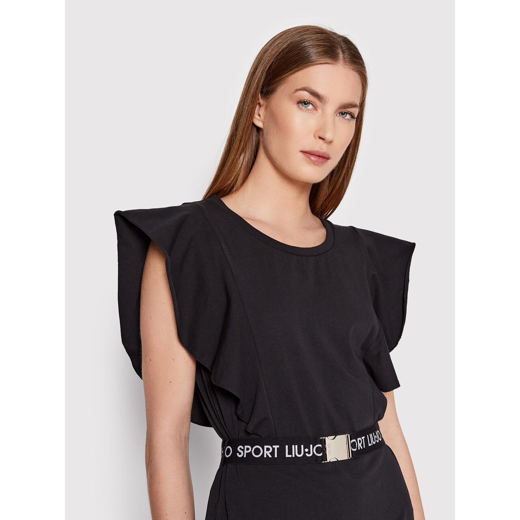 Liu Jo Sport Každodenné šaty TA2119 J0088 Čierna Regular Fit - Pepit.sk